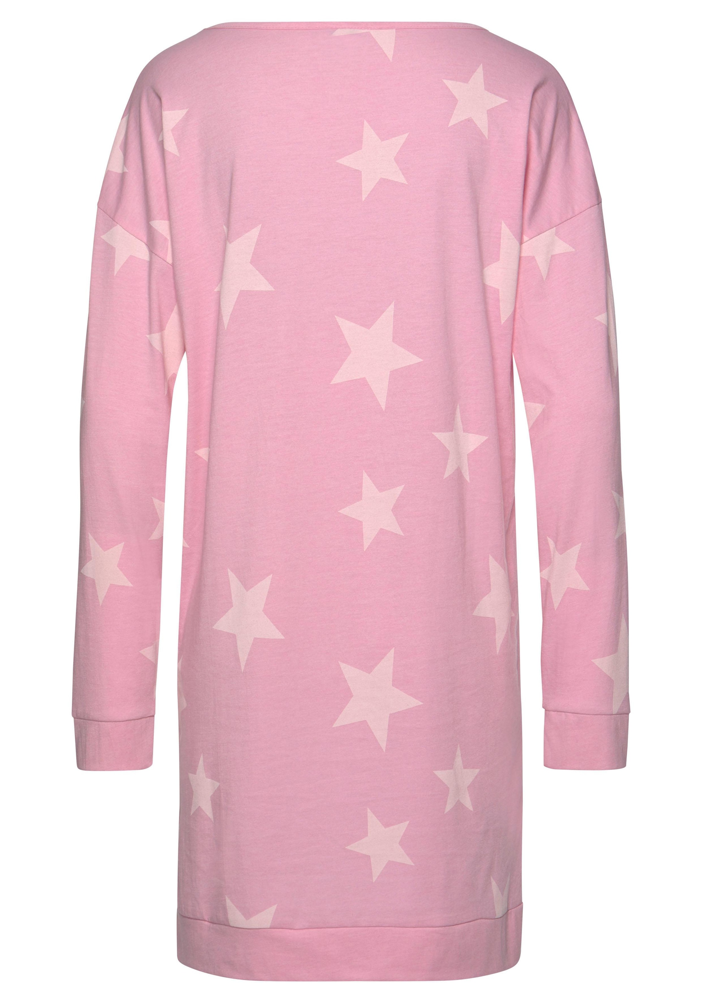 Nachthemd BAUR Sternendruck Arizona mit | online kaufen