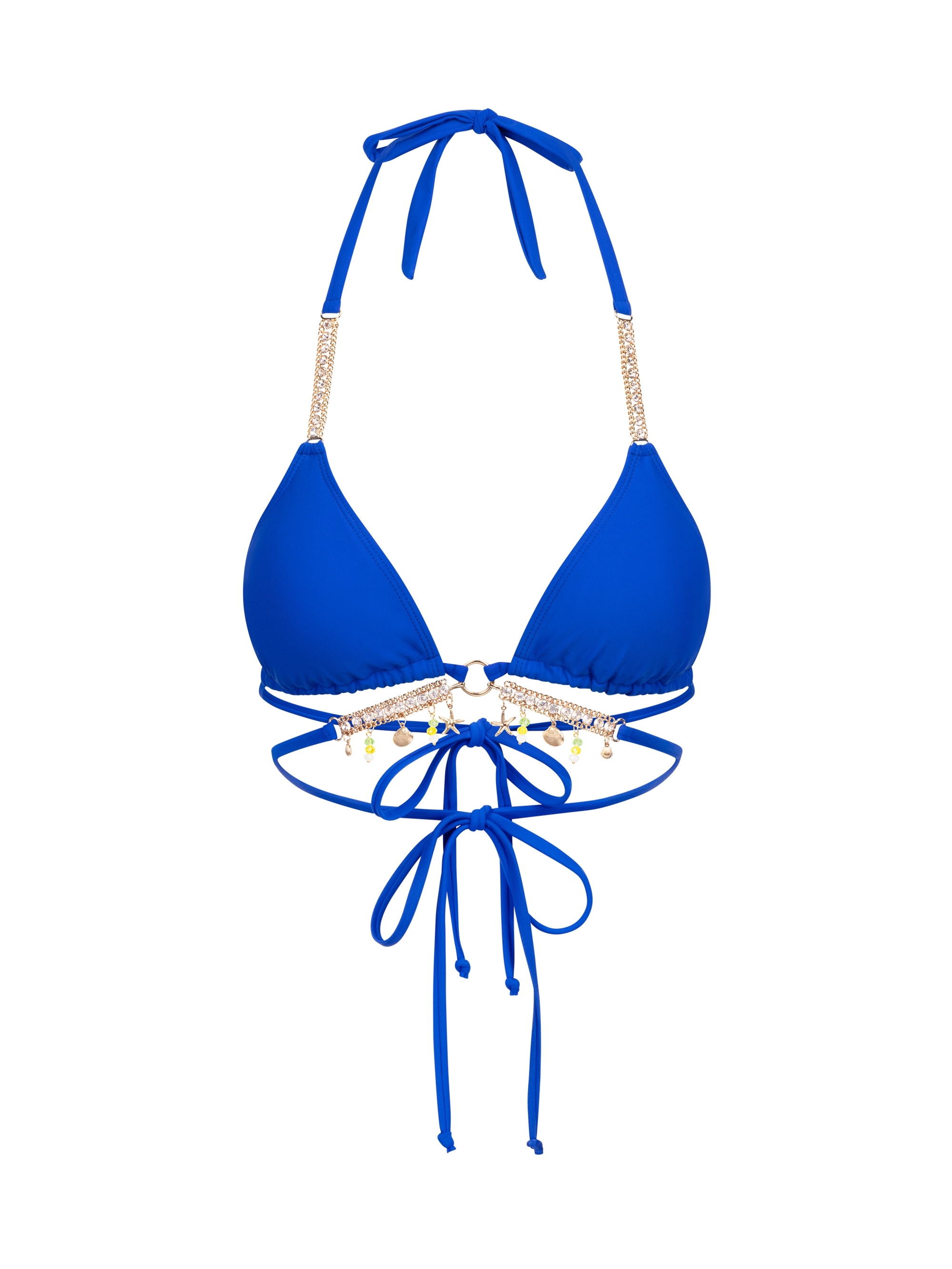 Moda Minx Triangel-Bikini-Top »Seychelles«, (1 St.), mit funkelnden Anhängern