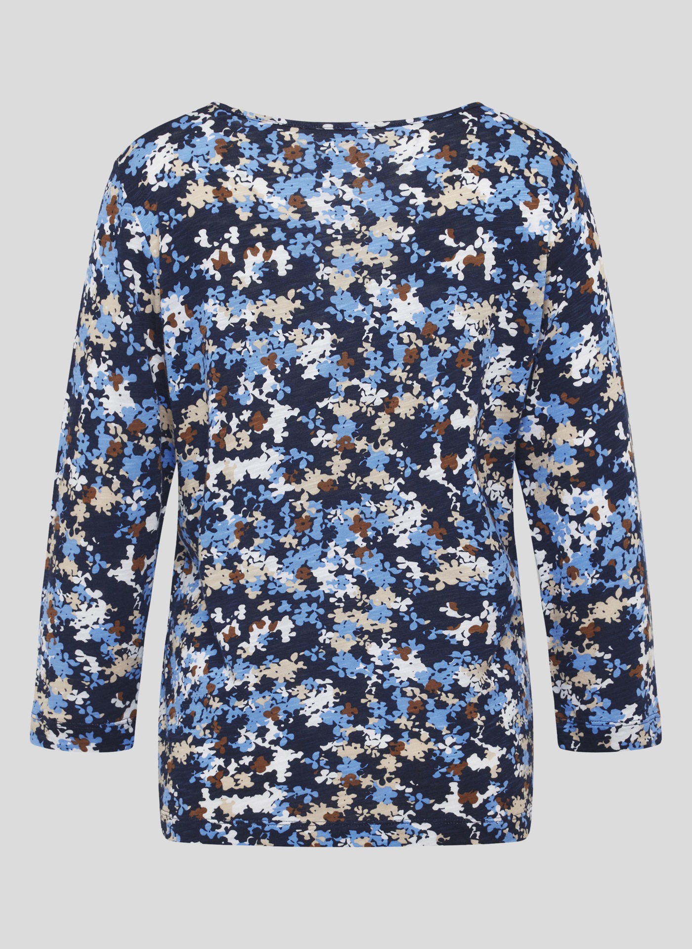 Rabe Print-Shirt »Rabe Blumiges 3/4-Arm-Shirt in Blau und Beige«