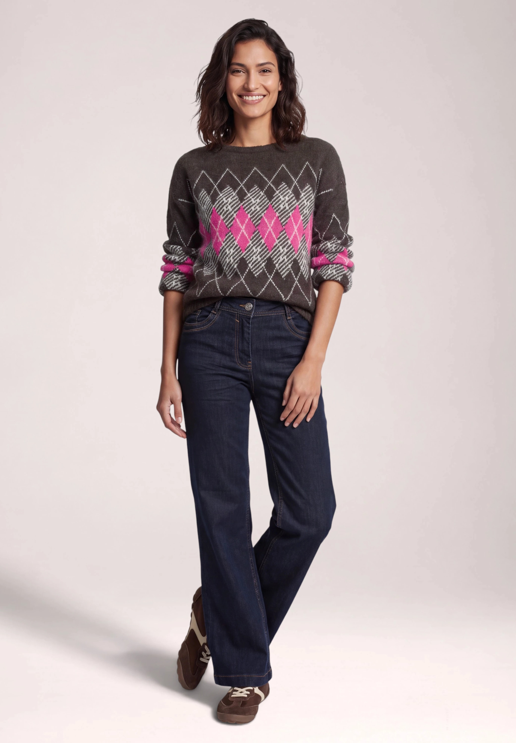 Cecil Strickpullover mit Tunnelzug am Saum