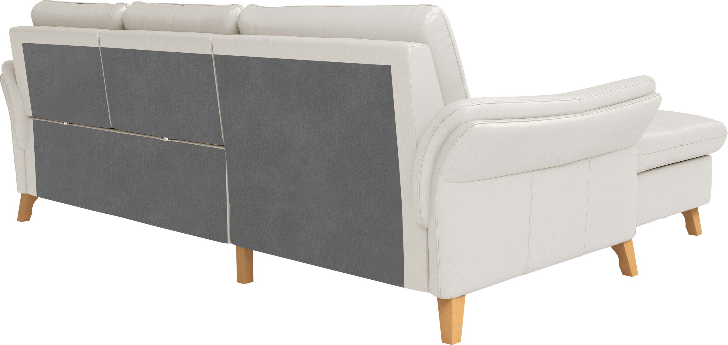 sit&more Ecksofa »Göteborg«, Sitztiefenverstellung und Federkern, wahlweise mit Bettfunktion