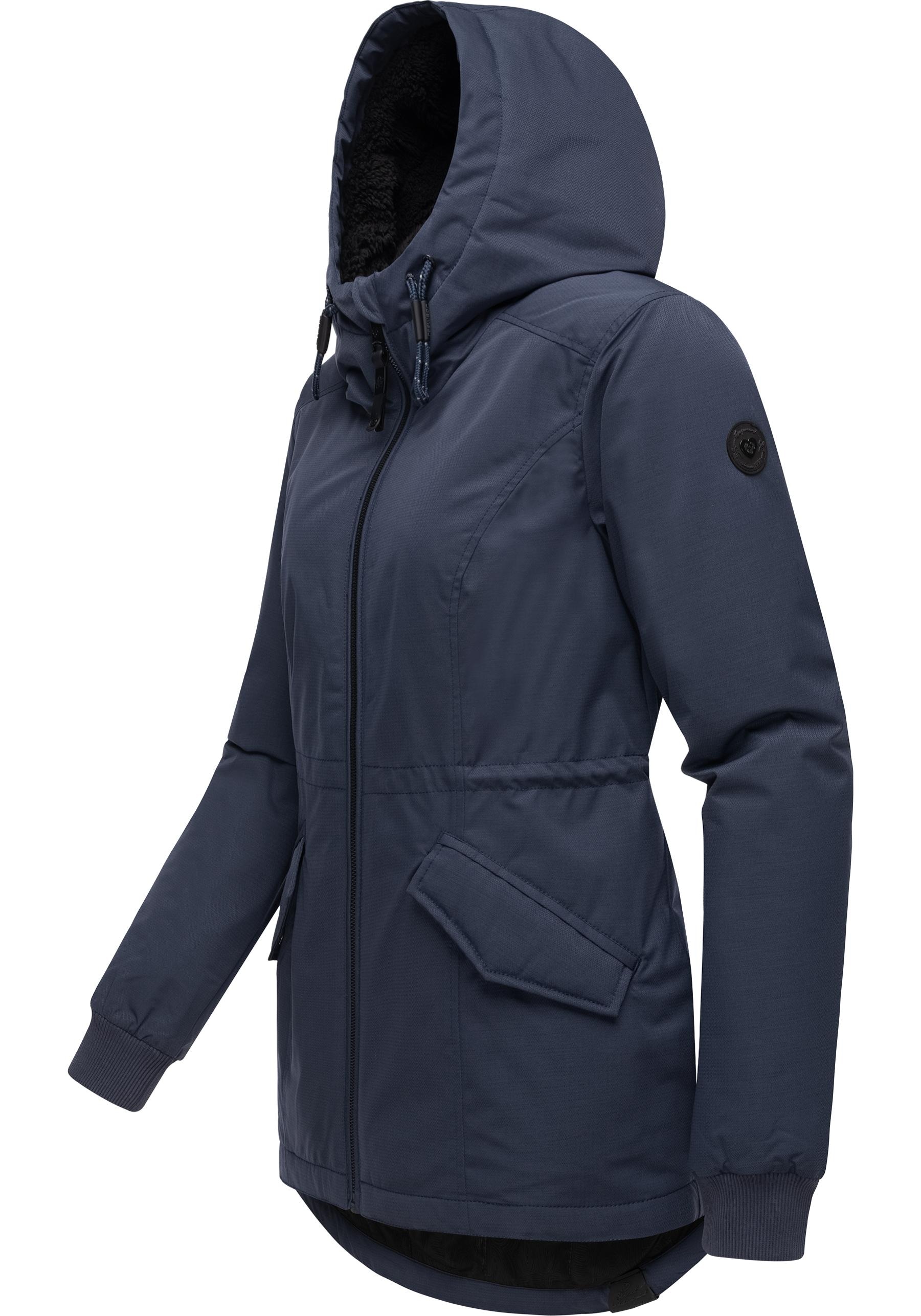 Ragwear Winterjacke »Dowey Warm Rain«, (1 St.), mit Kapuze, Wasserdichte Damen Jacke für den Winter