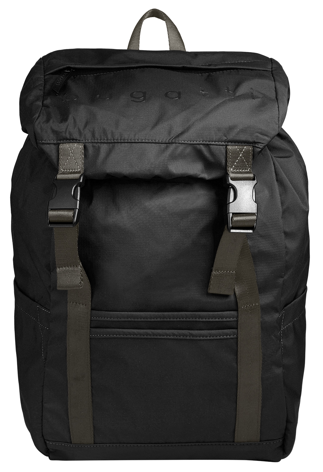 BUGATTI Tagesrucksack "BUGATTI Herren, Damen Rucksack LEGERE"schwarz, Kunstfaser, unifarben, Rucksäcke