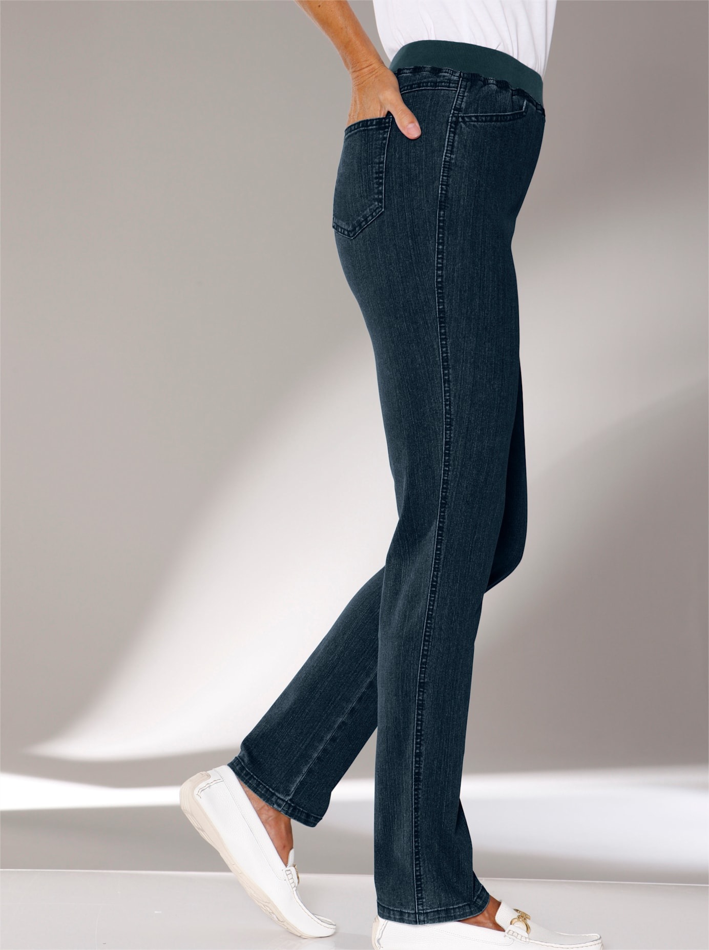 Classic Basics Stretch-Jeans 1 Stk. tlg. günstig online kaufen