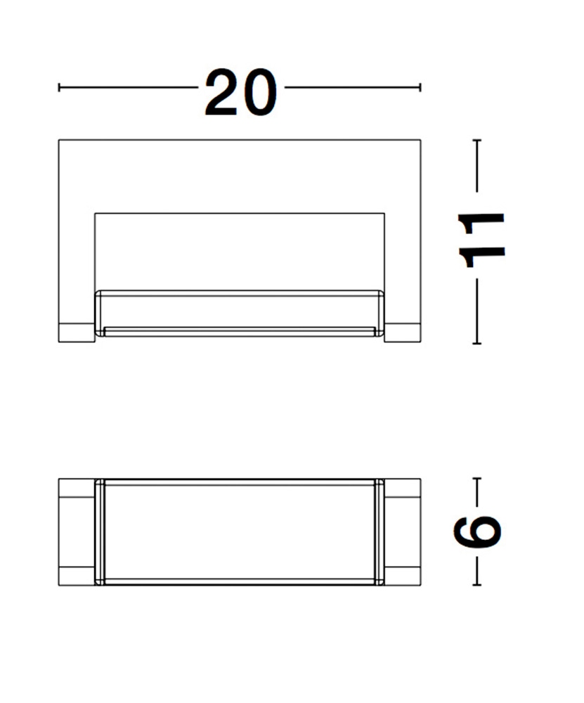 Nova Luce Außen-Wandleuchte »VOLVEL« LED-Modul 1 Stk. Warmweiß Einstellbar