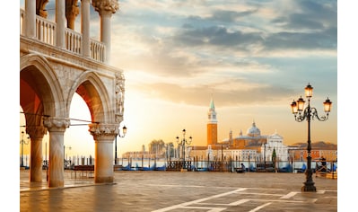 Fototapete »VENEDIG-ITALIEN RETRO SAN MARCO KANAL MEER ALT STADT«