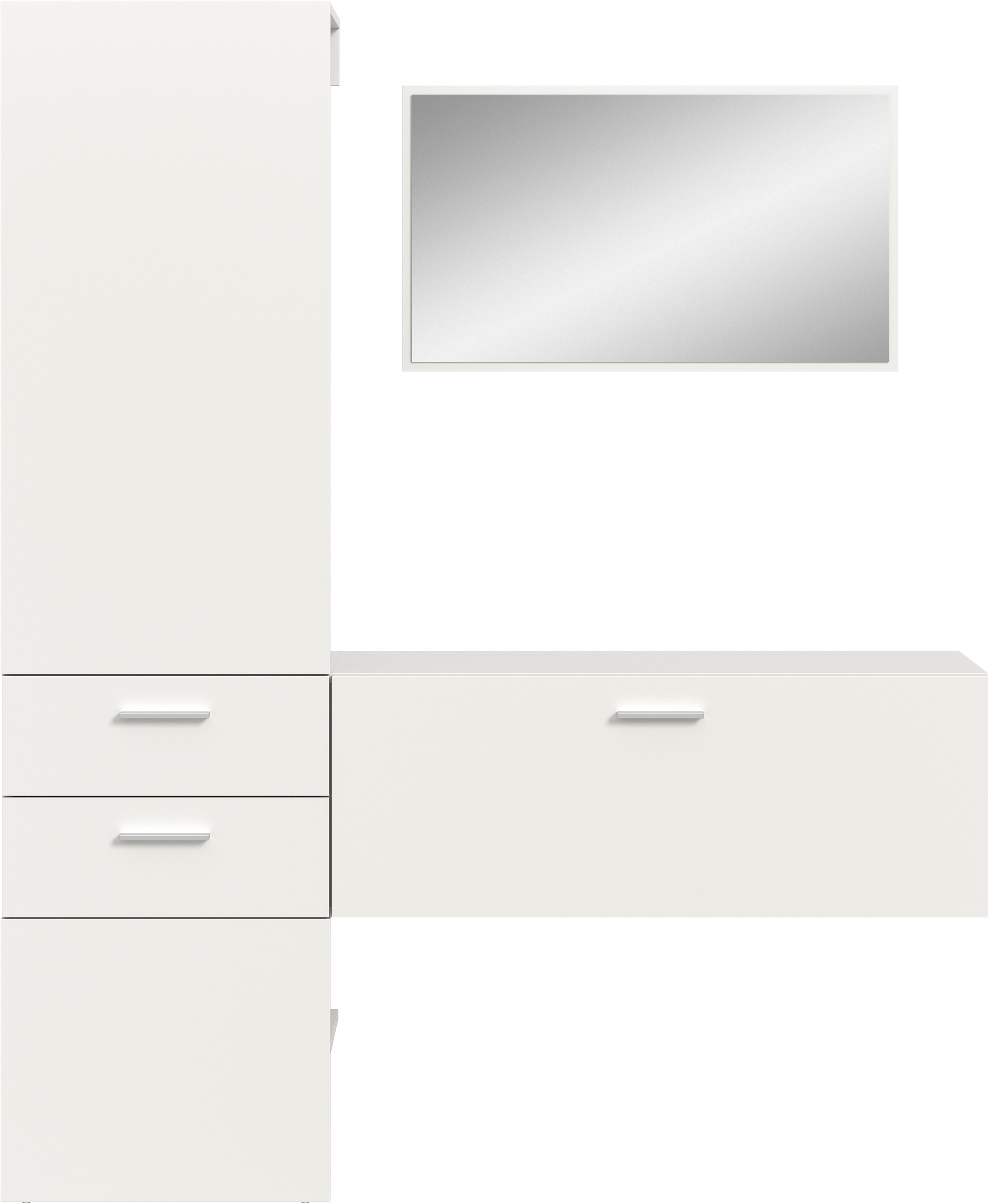 INOSIGN Garderoben-Set, (Set, 3 St.), Lumo, Garderobenset Breite 156 cm, Sp günstig online kaufen