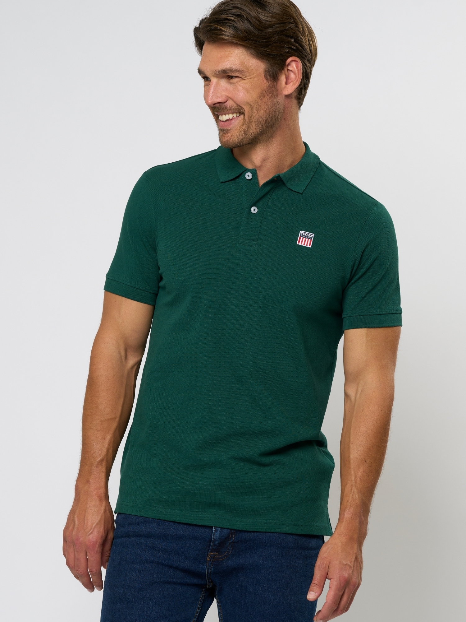 VINSON Kurzarmhemd »VINSON 2-pack Polo VMMike«