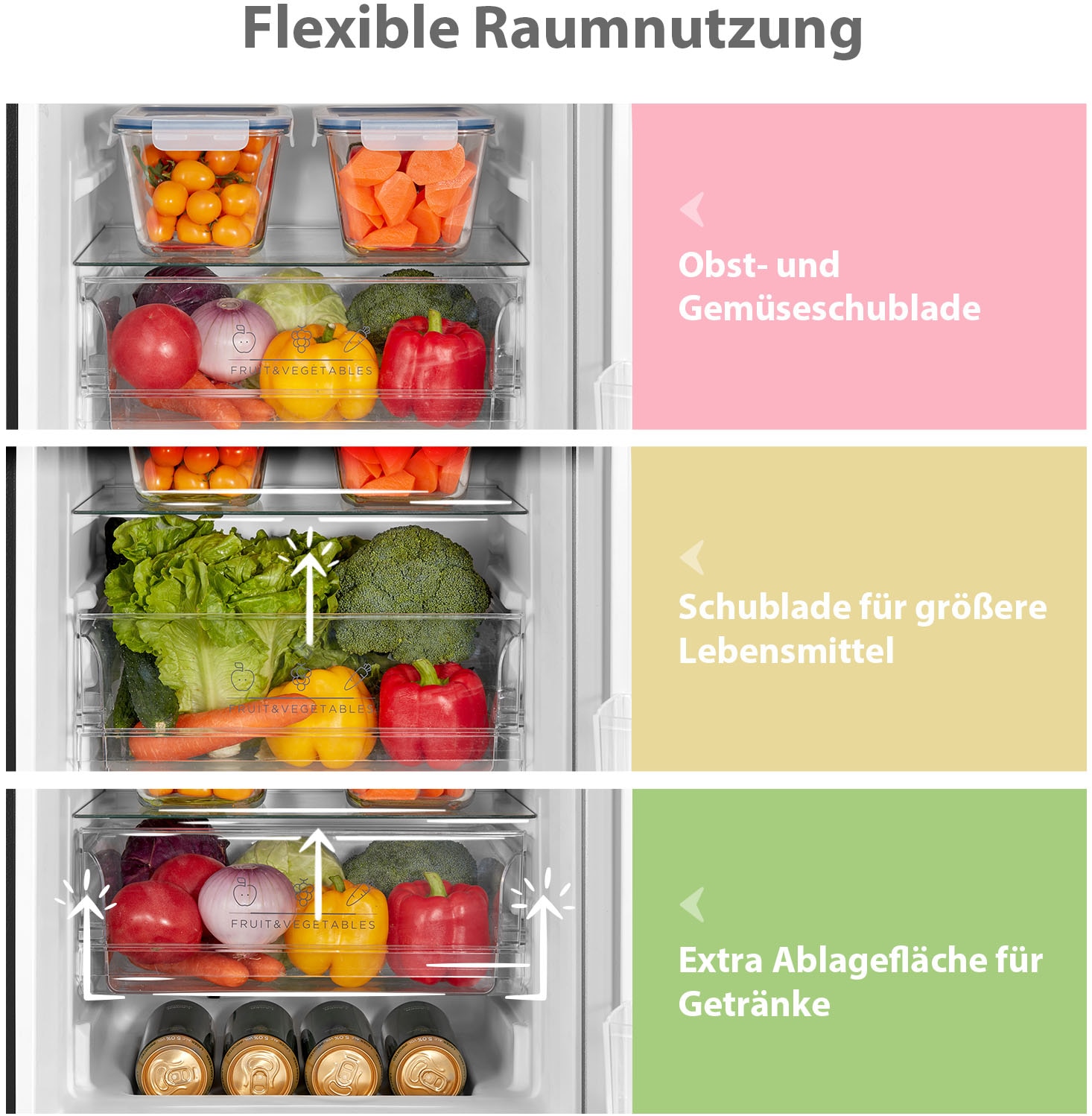 comfee Kühl-/Gefrierkombination »RCB169DK3«