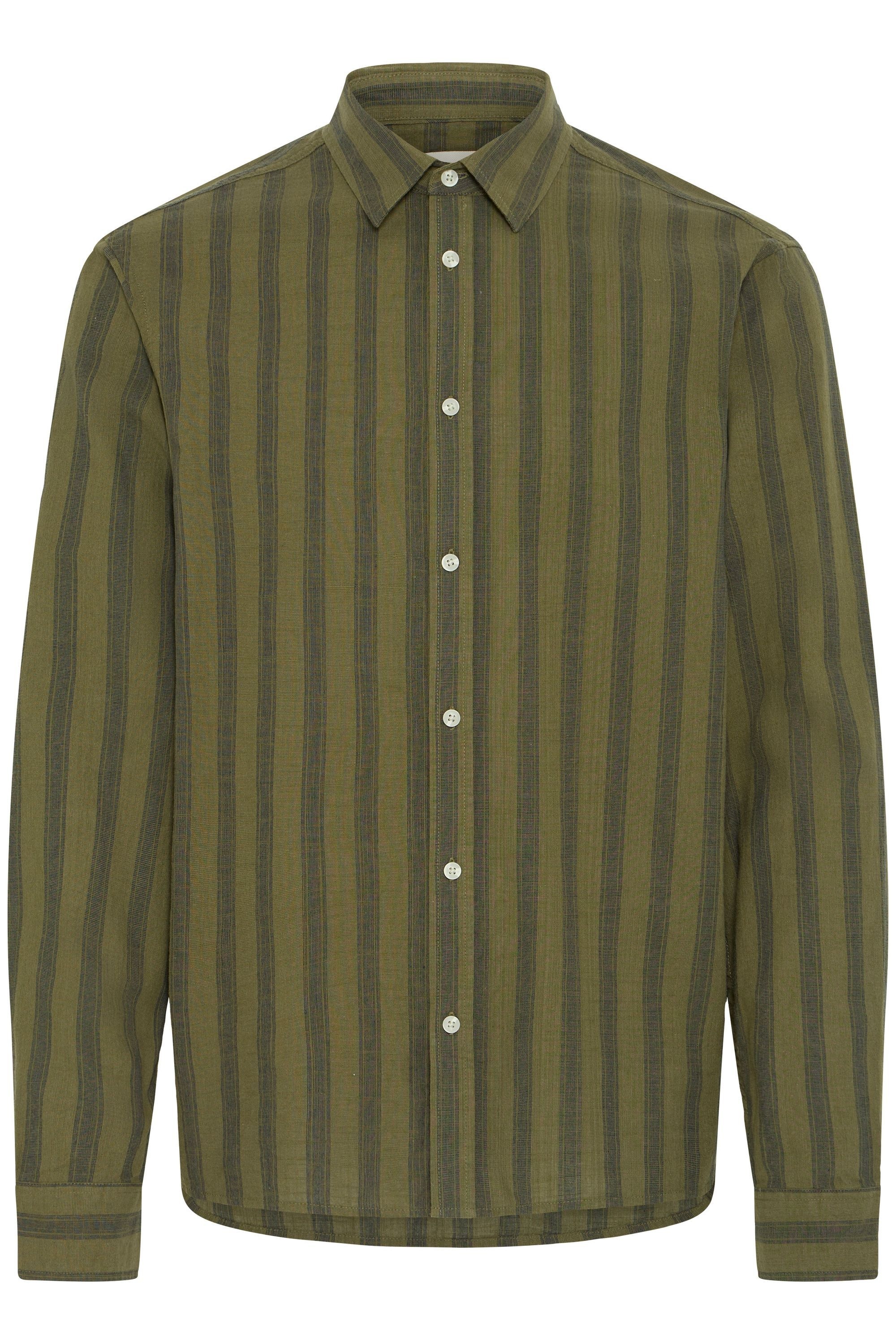 Blend Langarmhemd "BHDaris" Gestreiftes Langarmhemd mit klassischem Hemdkra günstig online kaufen