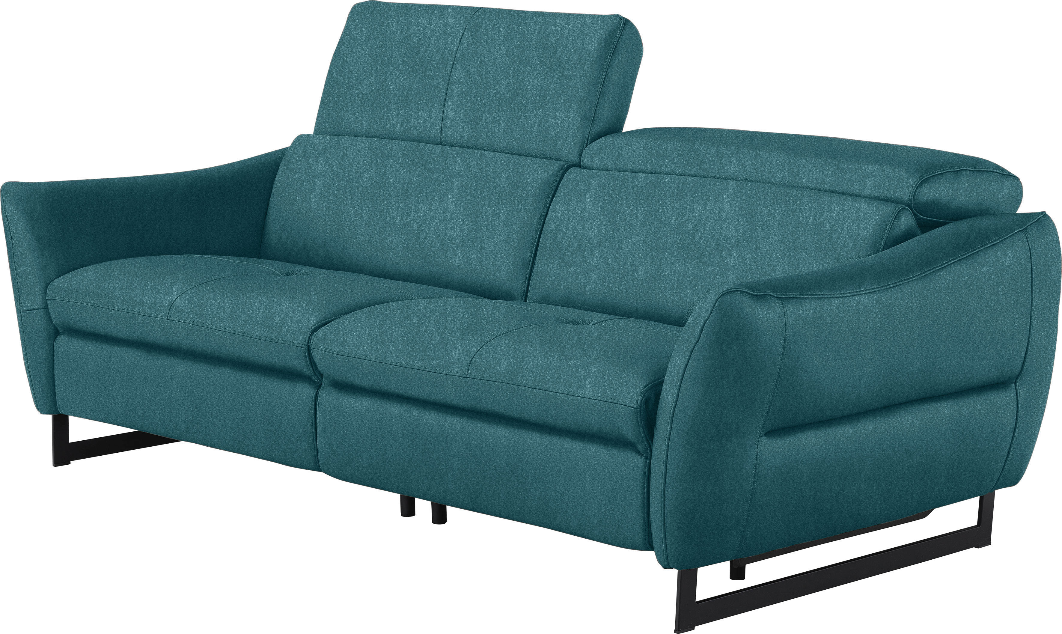 Egoitaliano 2,5-Sitzer "Dafne, elegantes Designsofa mit hohem Sitzkomfort" wahlweise mit elektr. Relaxfunktion, Kopfteile manuell verstellbar