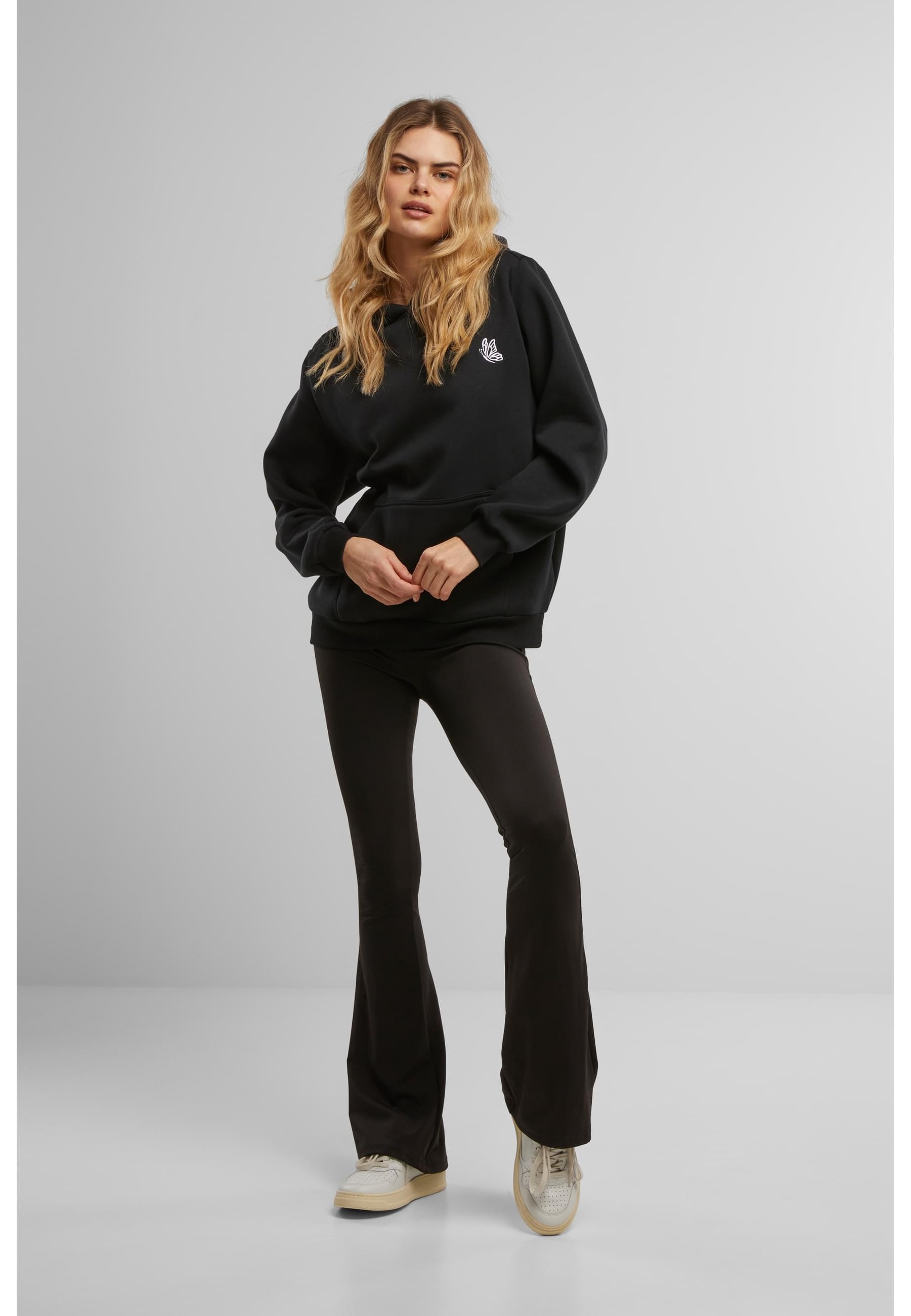 Miss Tee Kapuzenpullover »Miss Tee Flying Butterfly EMB Fluffy Hoody« 1 Stk.