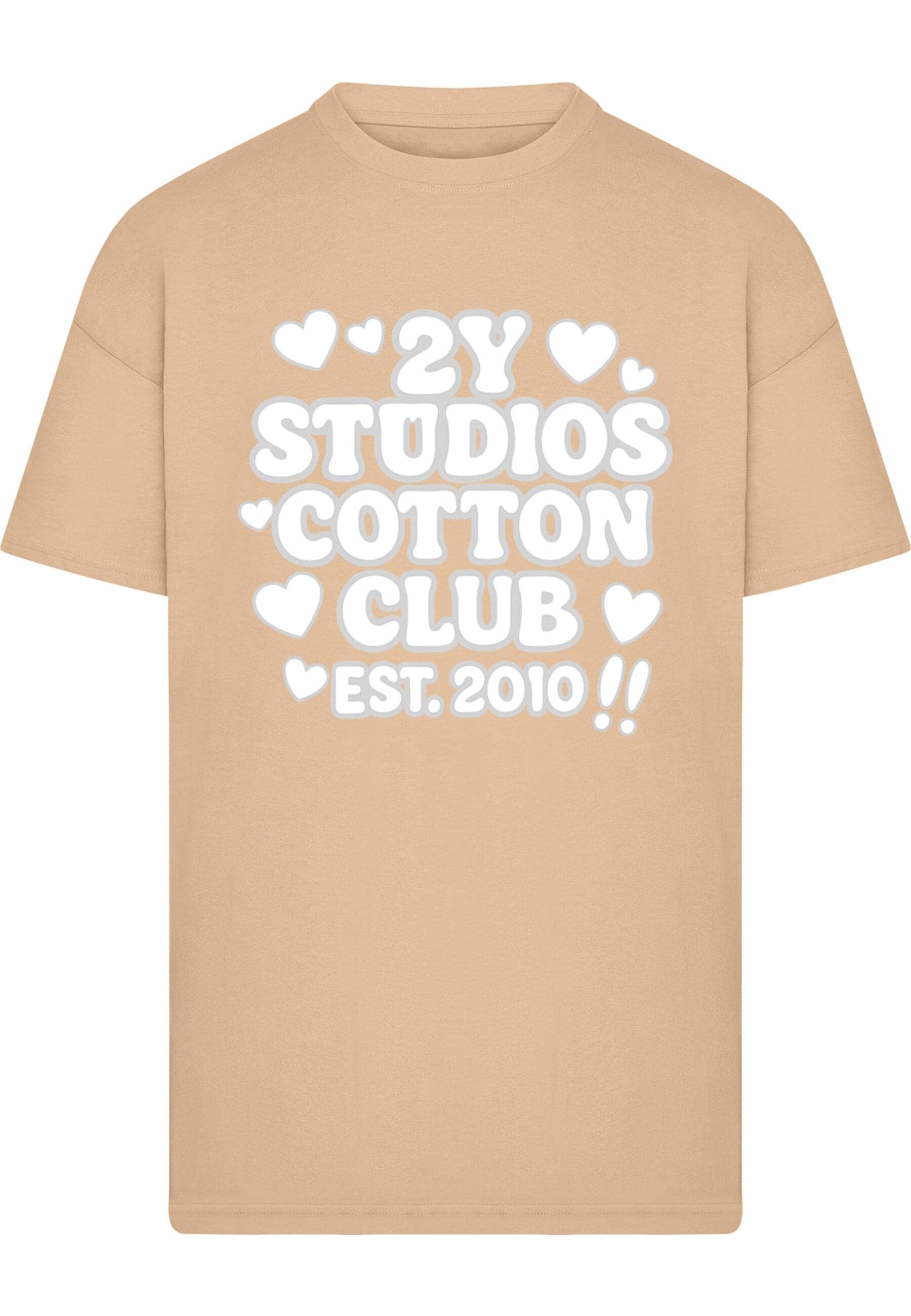2Y Studios T-Shirt "2Y Studios Cotton Club Slogan Tee", (1 tlg.) günstig online kaufen