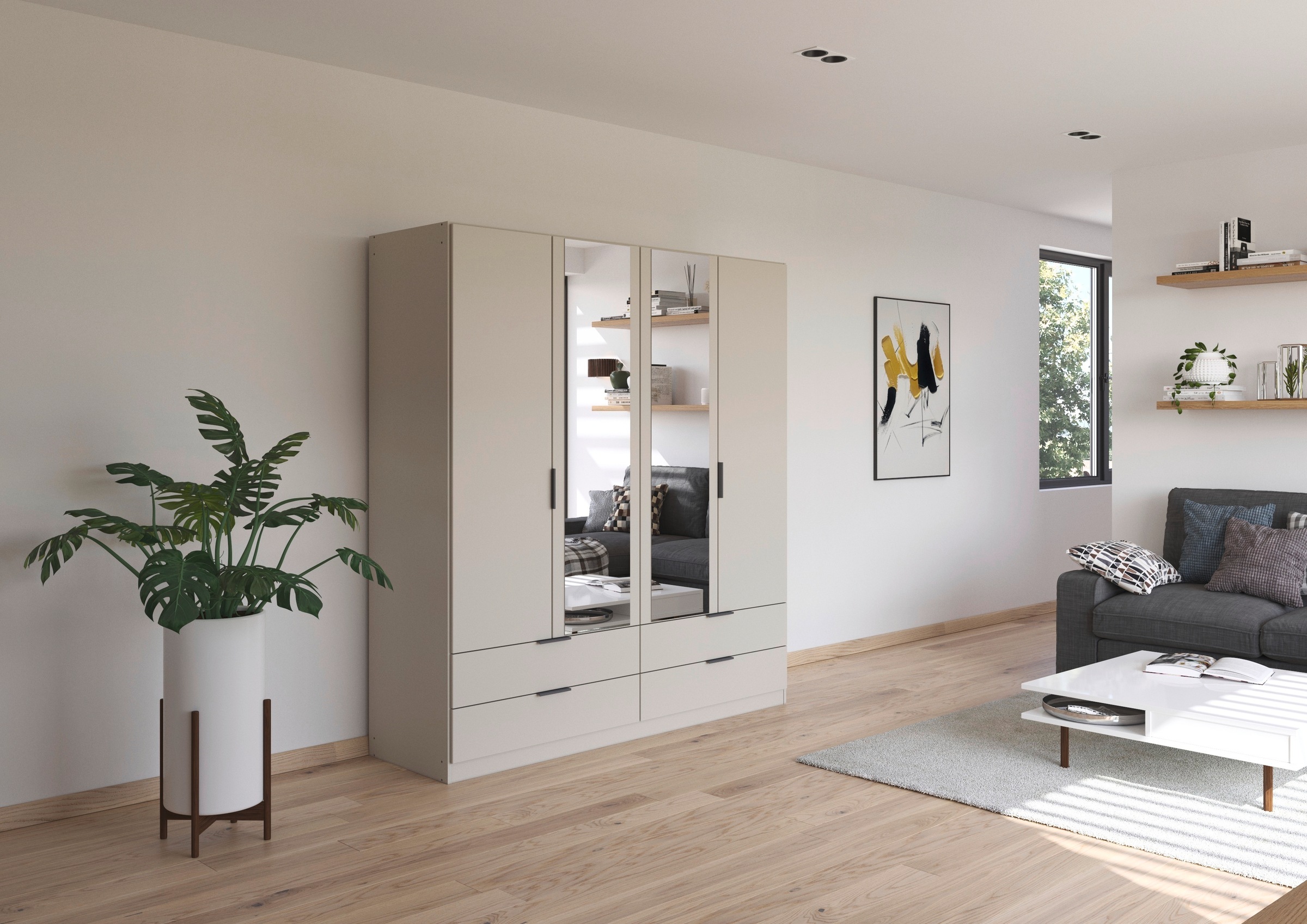 rauch Kleiderschrank "Drehtürenschrank Schrank Garderobe Ankleide Schlafzim günstig online kaufen