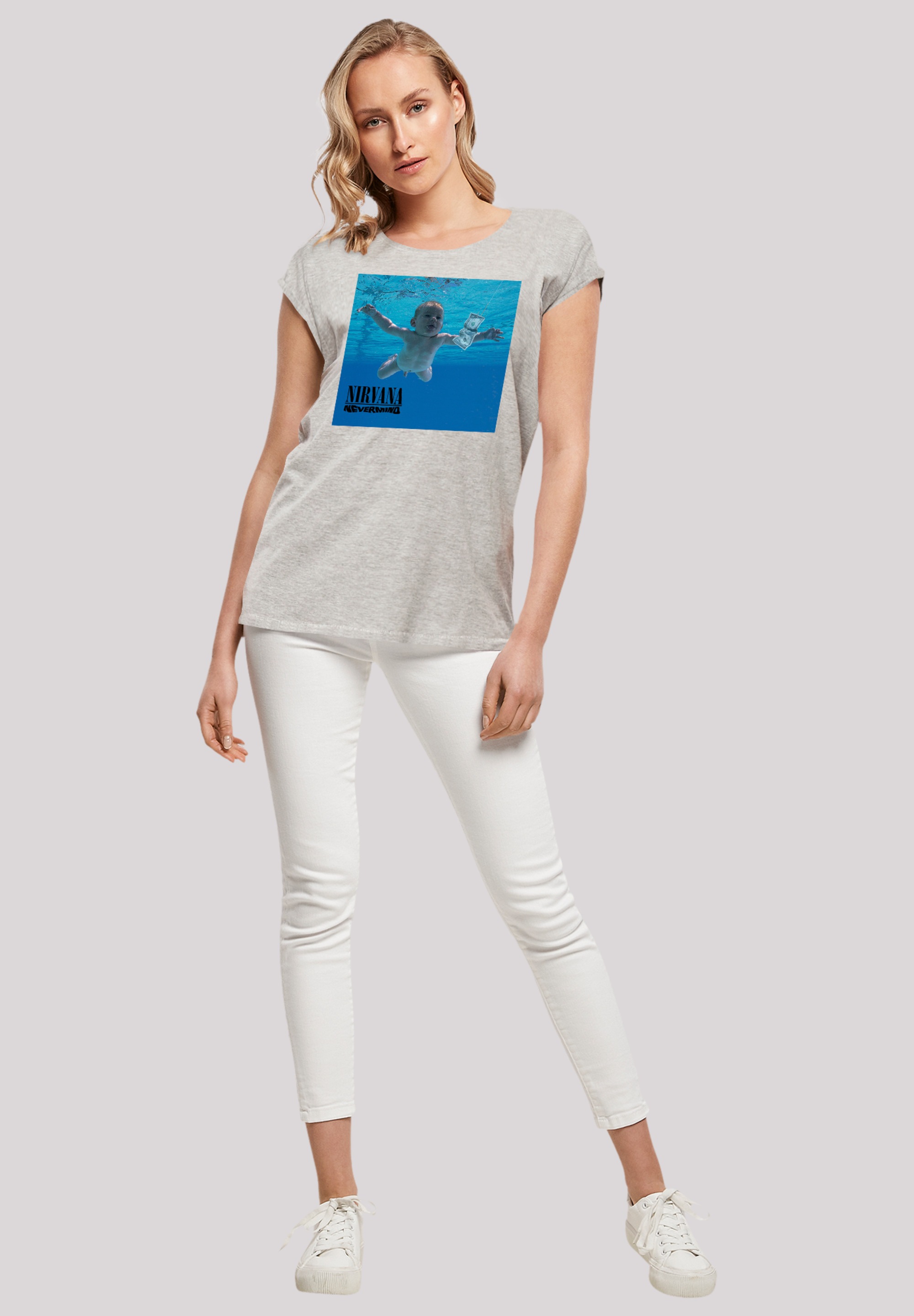 F4NT4STIC T-Shirt »Nirvana Rock Band Nevermind Album«, Premium Qualität für  kaufen | BAUR | T-Shirts
