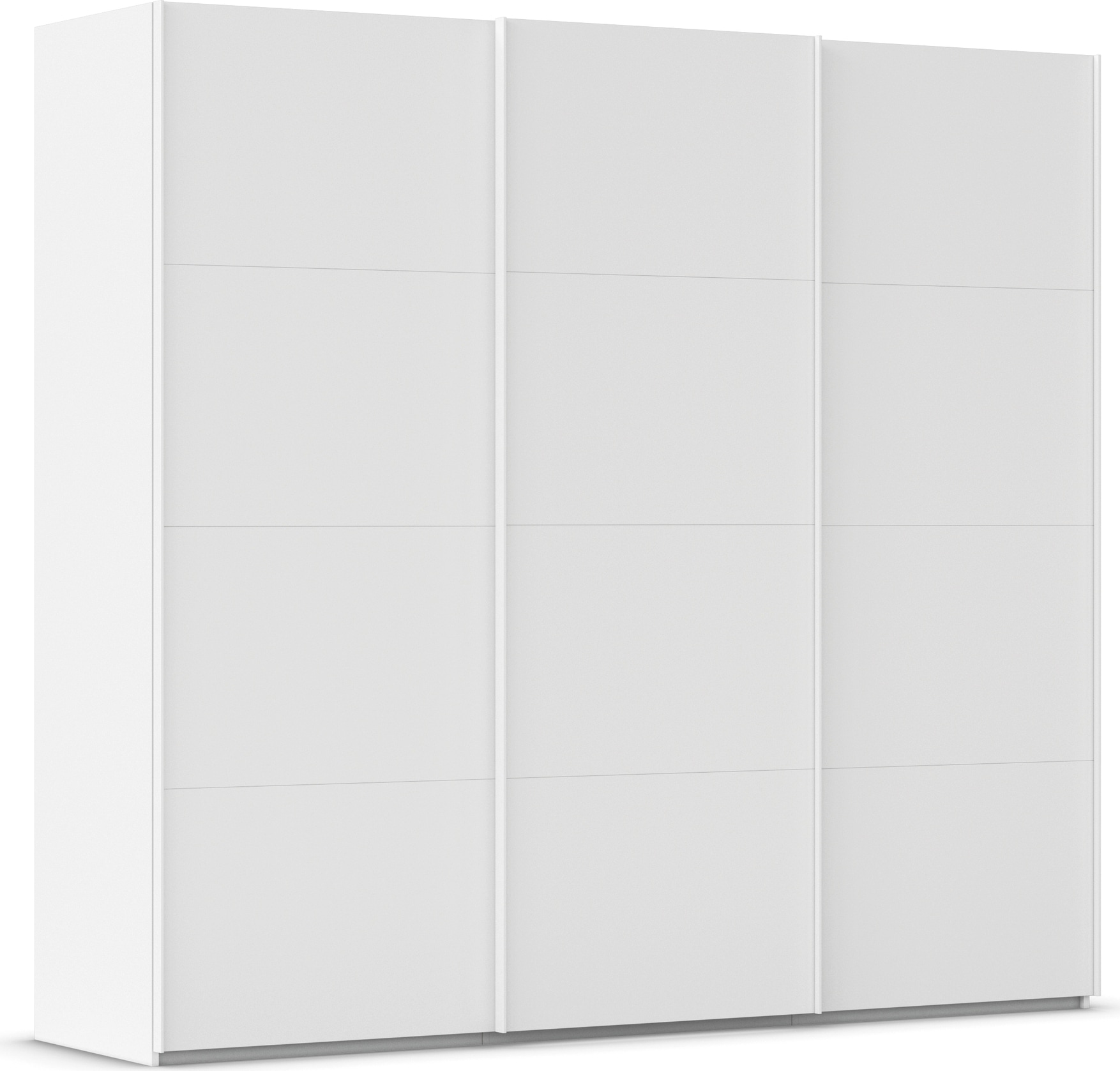rauch Schwebetürenschrank "Kleiderschrank Schrank Garderobe Schlafzimmerschrank EVELYN" in elegantem Stil, in 5 Breiten, Griffe in Korpusfarbe MADE IN GERMANY