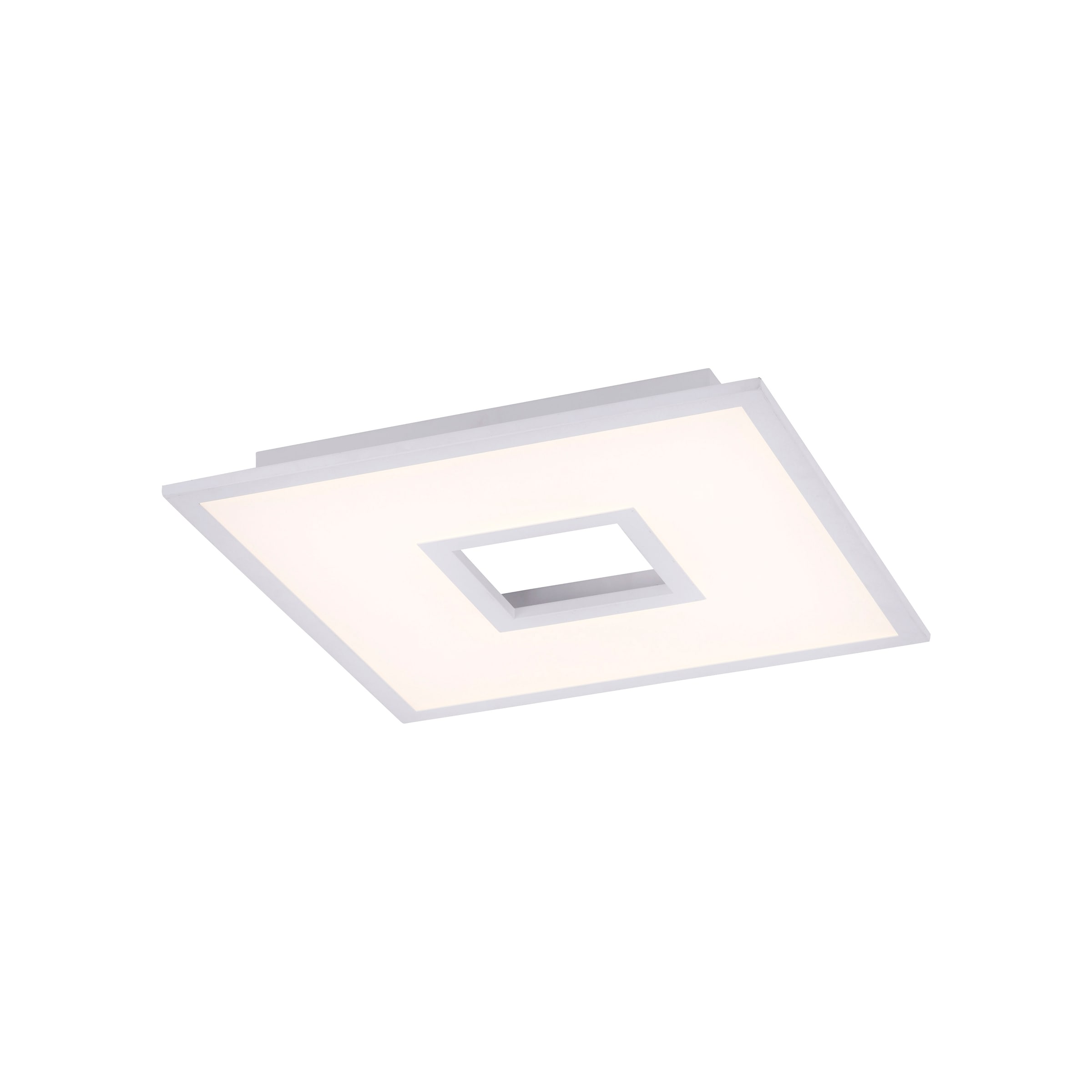 JUST LIGHT LED Deckenleuchte »RECESS«, 1 flammig, Leuchtmittel LED-Board | LED fest integriert, dimmbar über Fernbedienung