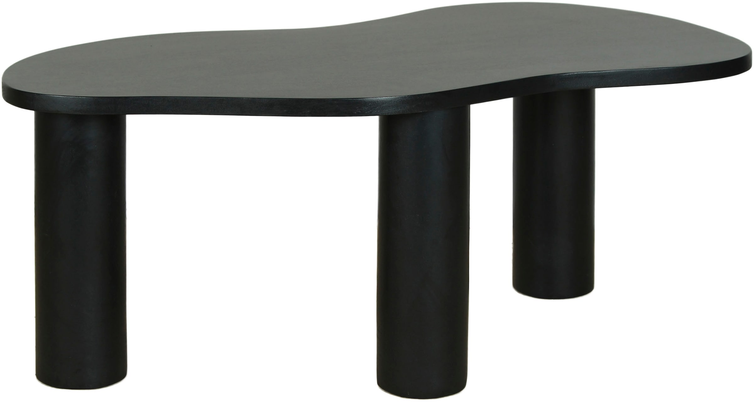 byLIVING Couchtisch »ETHAN« Tischplatte und Gestell Akazie natur oder schwarz, Tischbein: 13 cm
