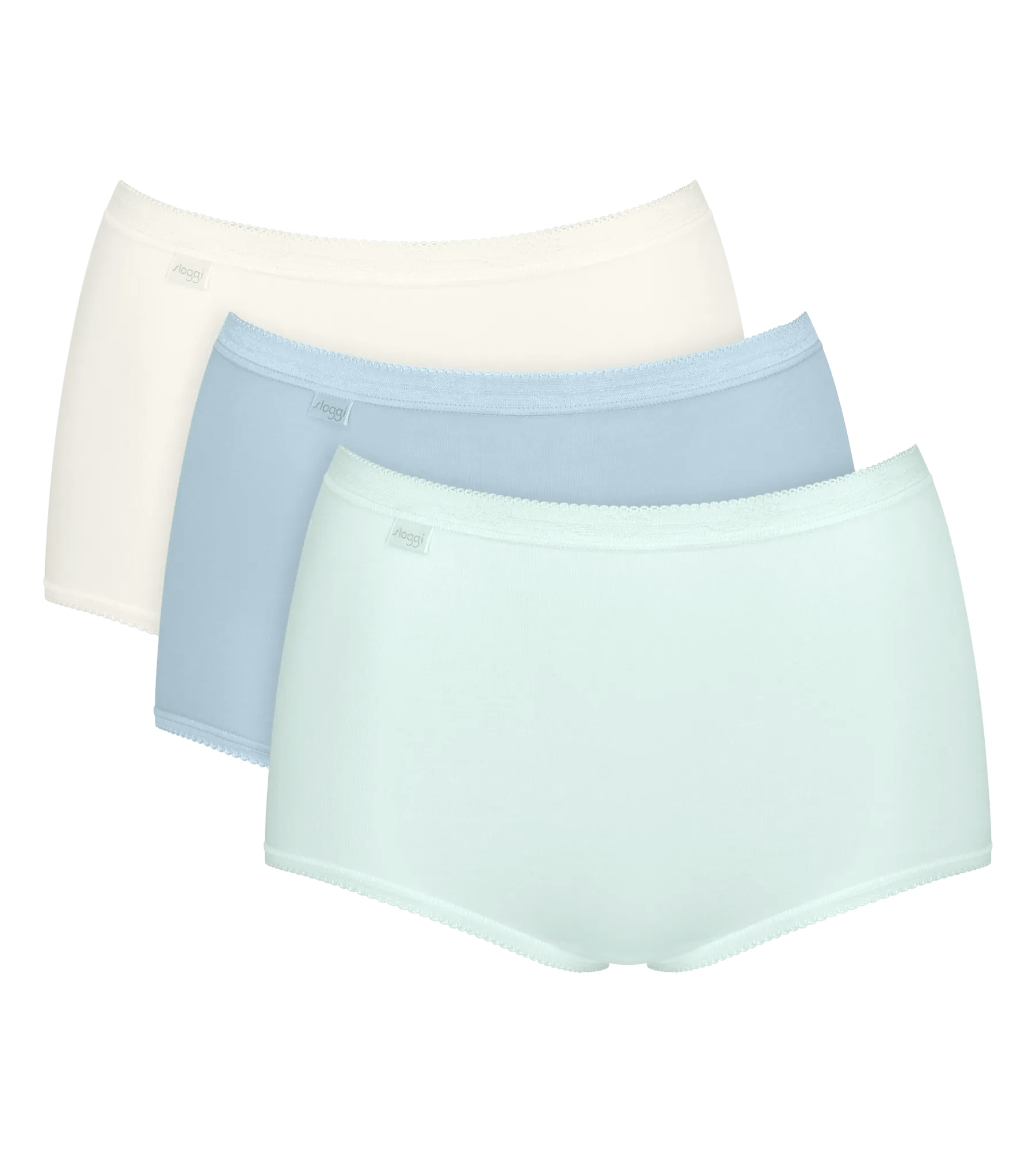 sloggi Maxislip "Basic+ Maxi" perfekter Sitz, Cotton-Mix, hohe Taille