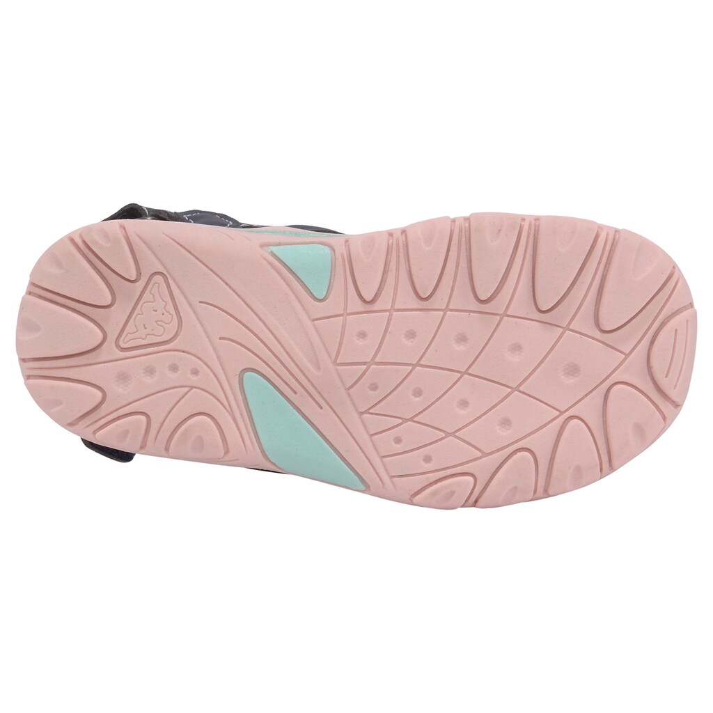 Marken Kappa Kappa Sandale, mit coolen Lichteffekten navy-rosa