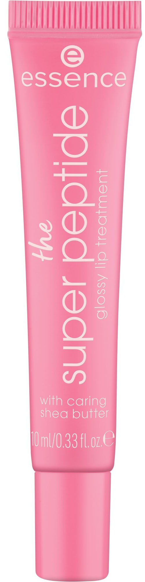 Essence Lippenbalsam »the super peptide glossy lip treatment«, (Set, 3 tlg.), mit milchig glänzender Textur