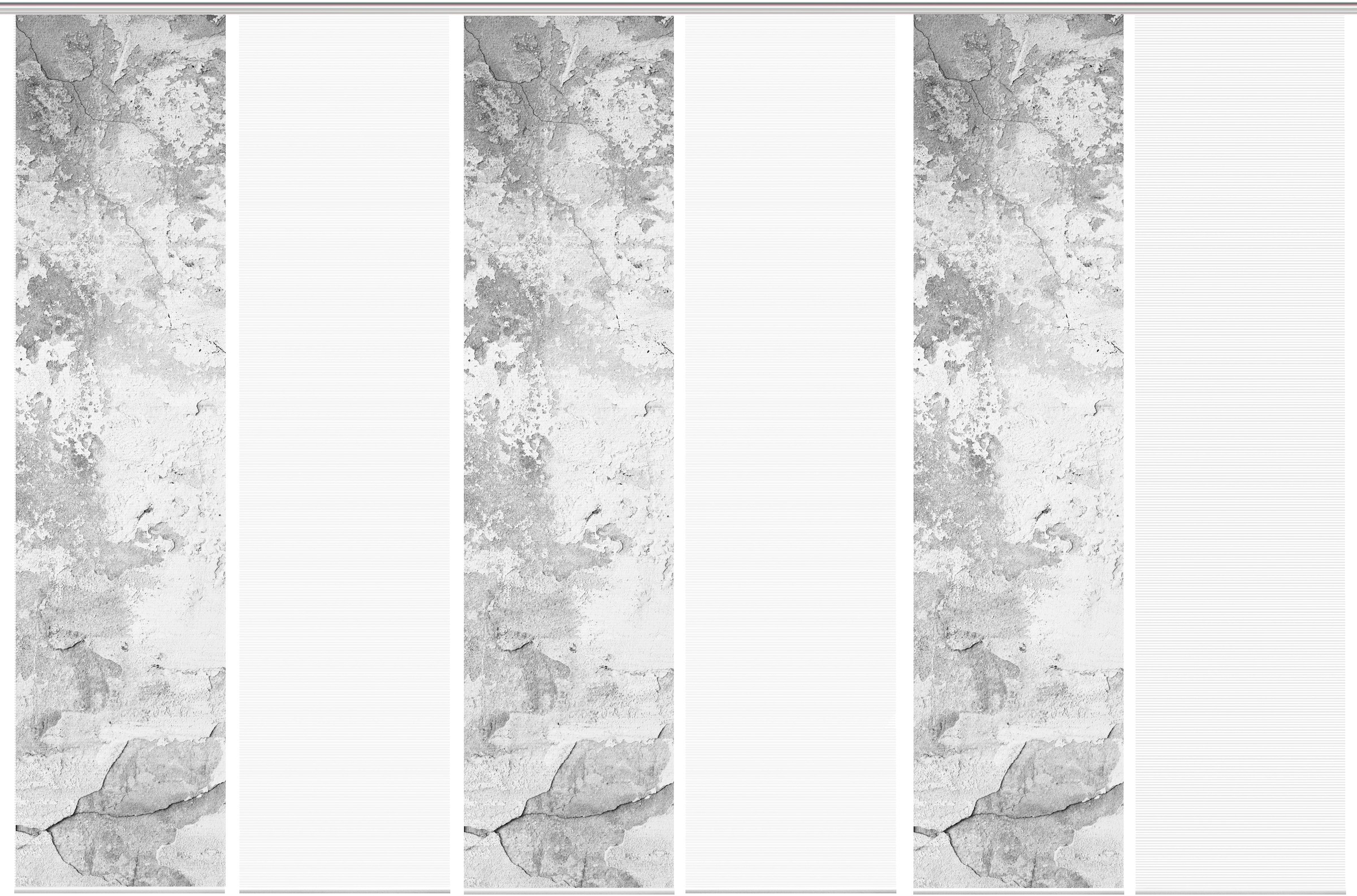 Vision S Schiebegardine »RAGUL 6er SET« Paneelwagen 6 Stk. tlg. Schiebevorhang Digidruck 6er Set RAGUL