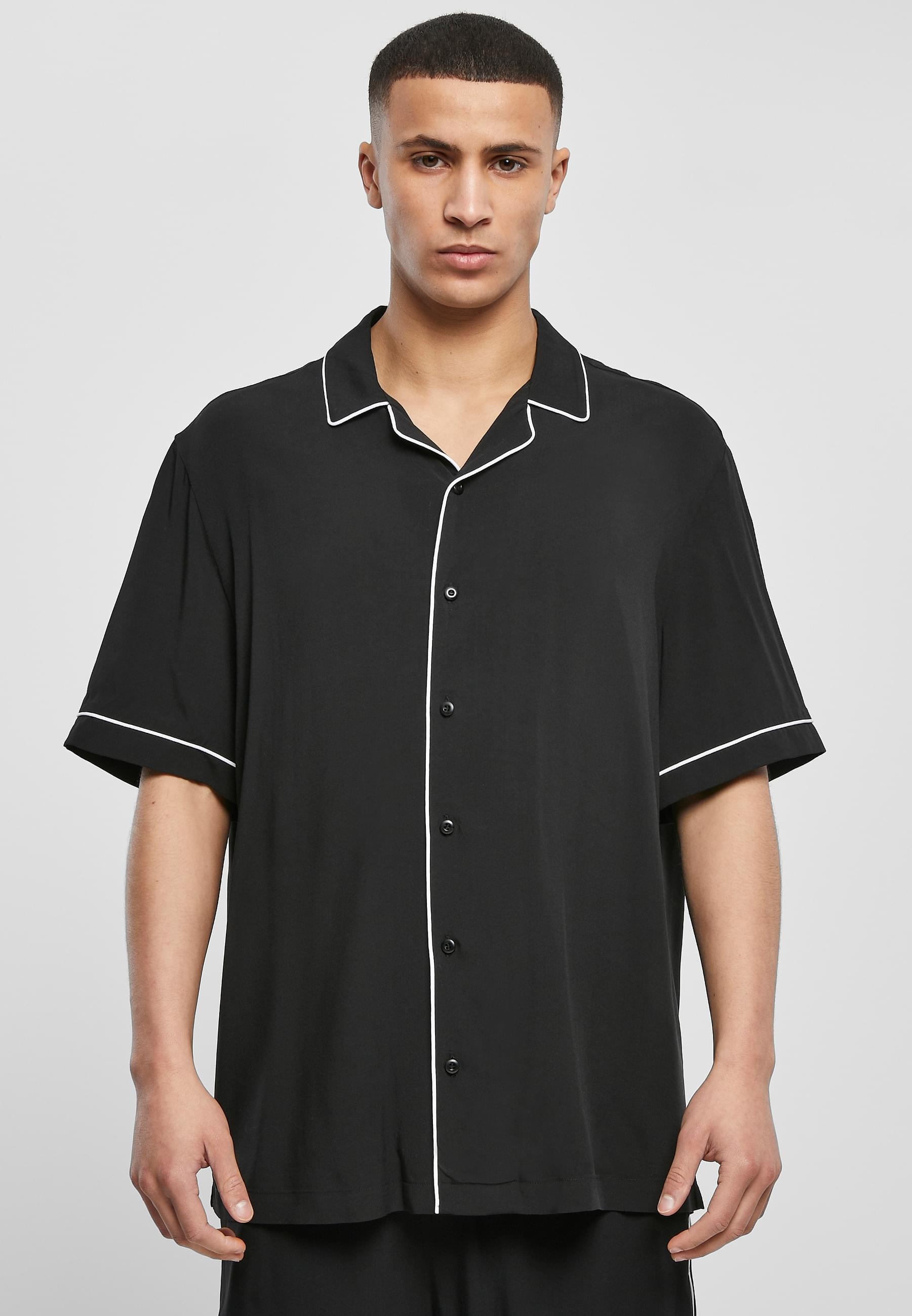 URBAN CLASSICS Karohemd »Urban Classics Herren Bowling Shirt«, (1 tlg.)