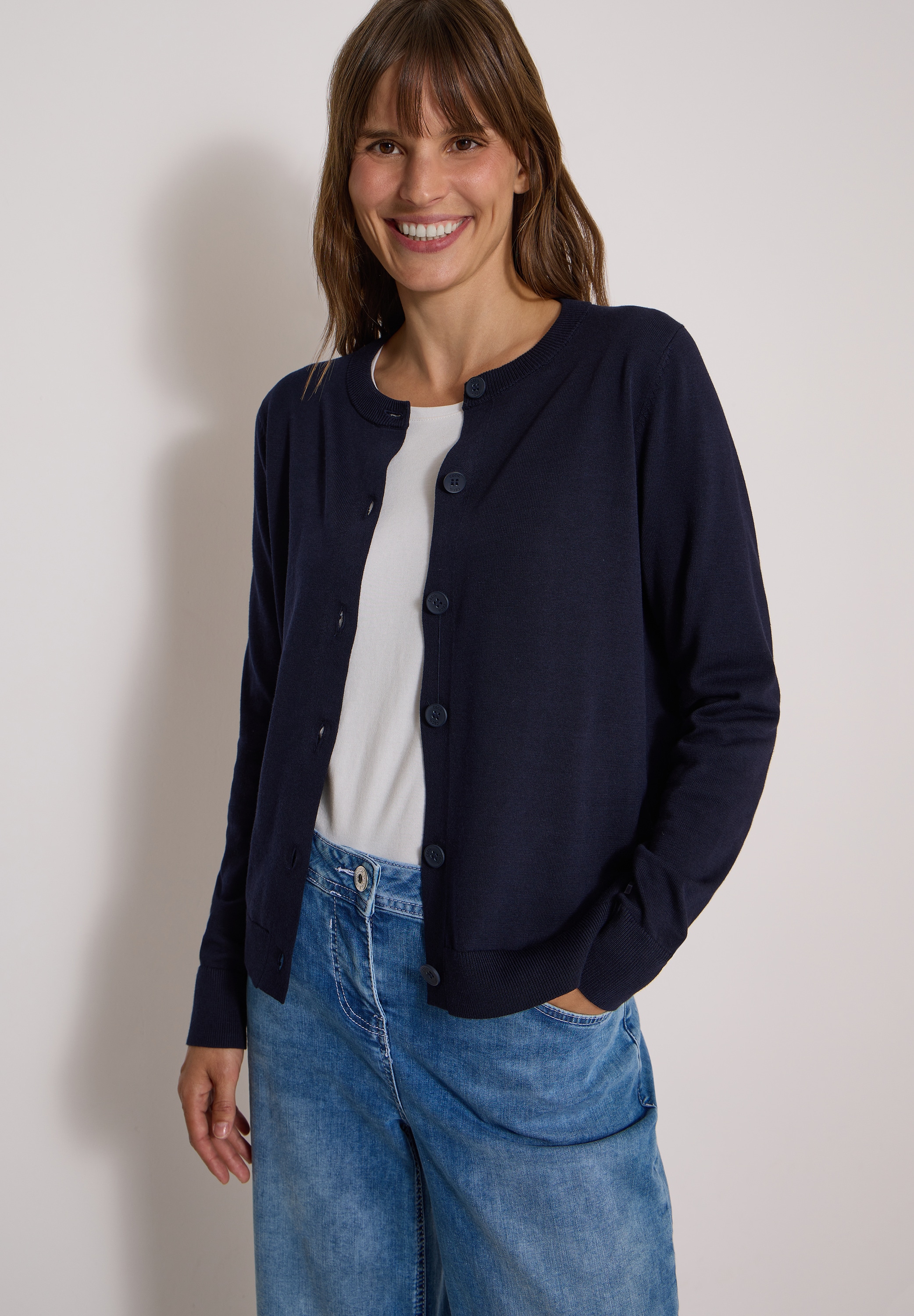 Cecil Cardigan mit Knopfleiste