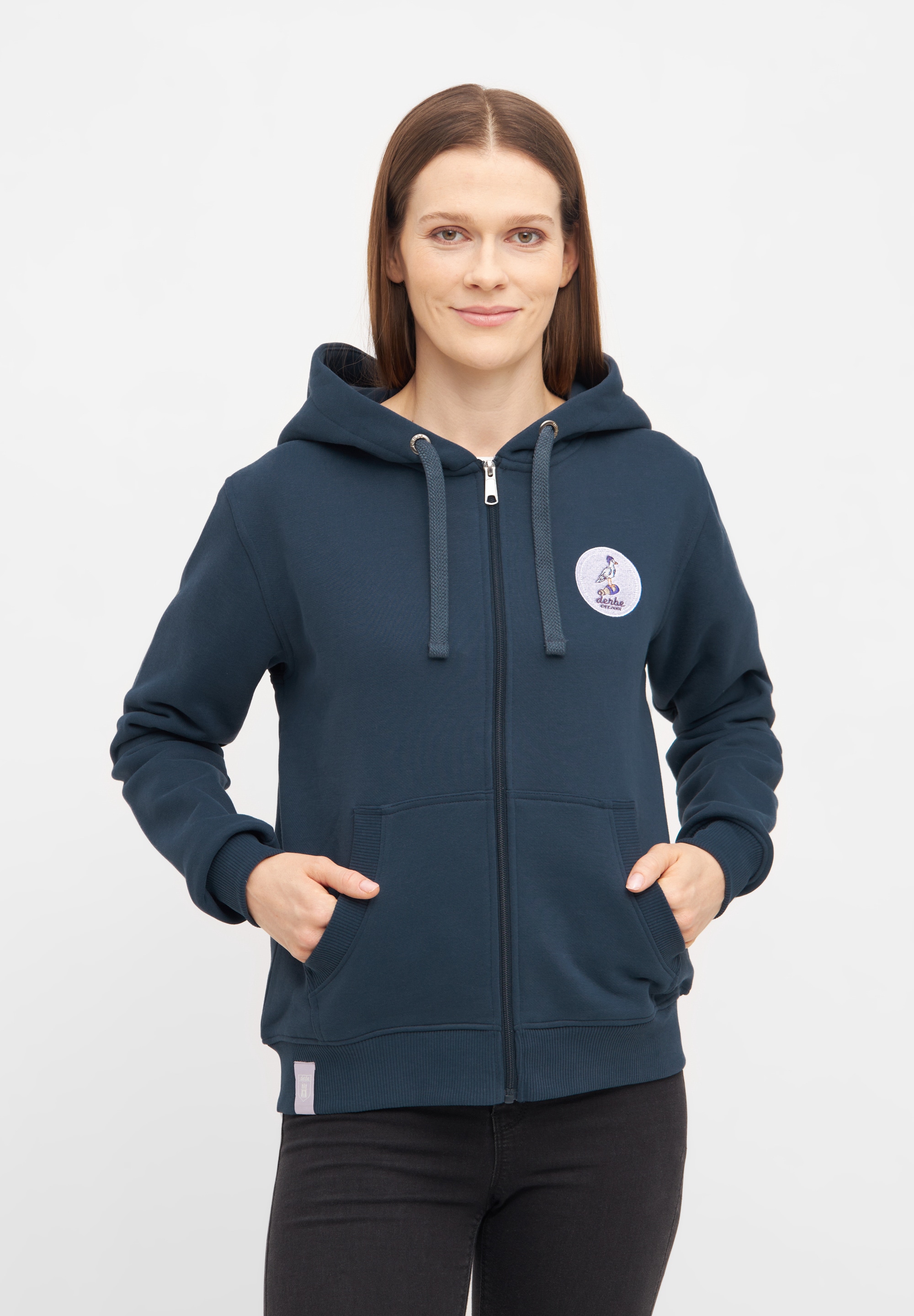 Derbe Sweatjacke "Sturmmöwin", Reißverschluss, Nachhaltig, Organic Cotton, Gots