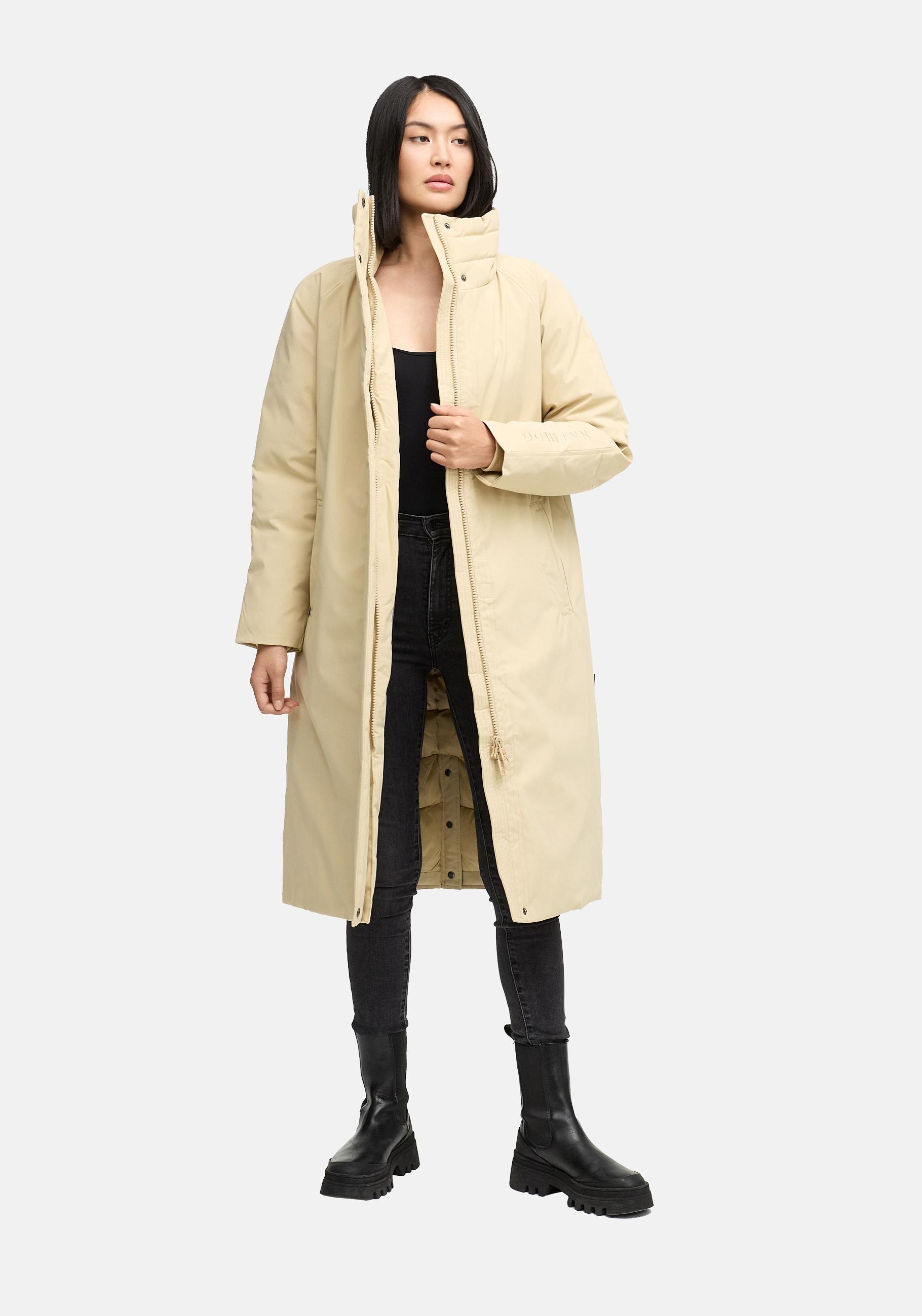 Navahoo Wintermantel »Traumblüte 14« Warmer Parka mit Stehkragen