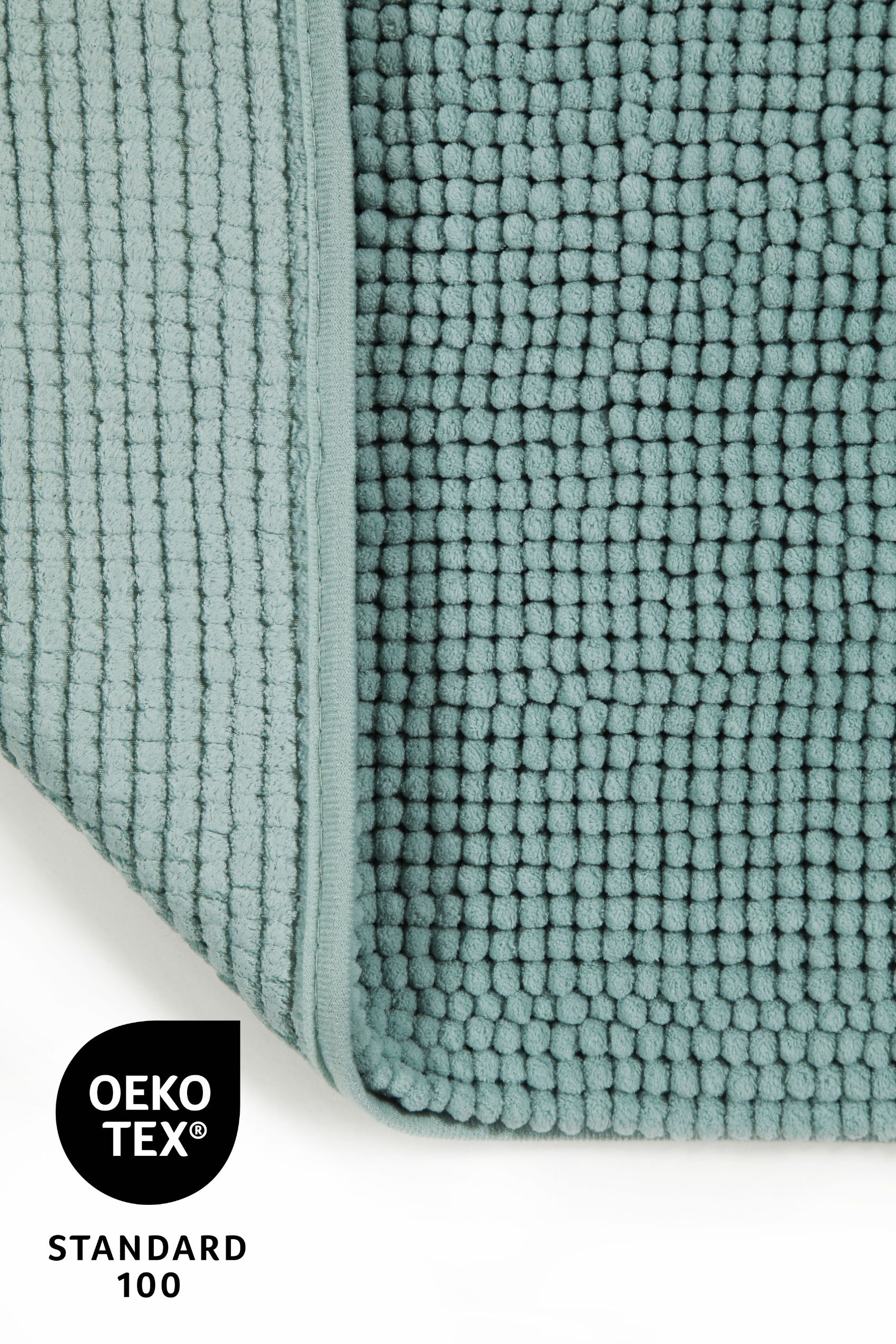 my home Badematte »Kaelan«, rutschhemmend beschichtet, fußbodenheizungsgeeignet, Badvorleger, Badteppich aus weicher Chenille, pastell Farben