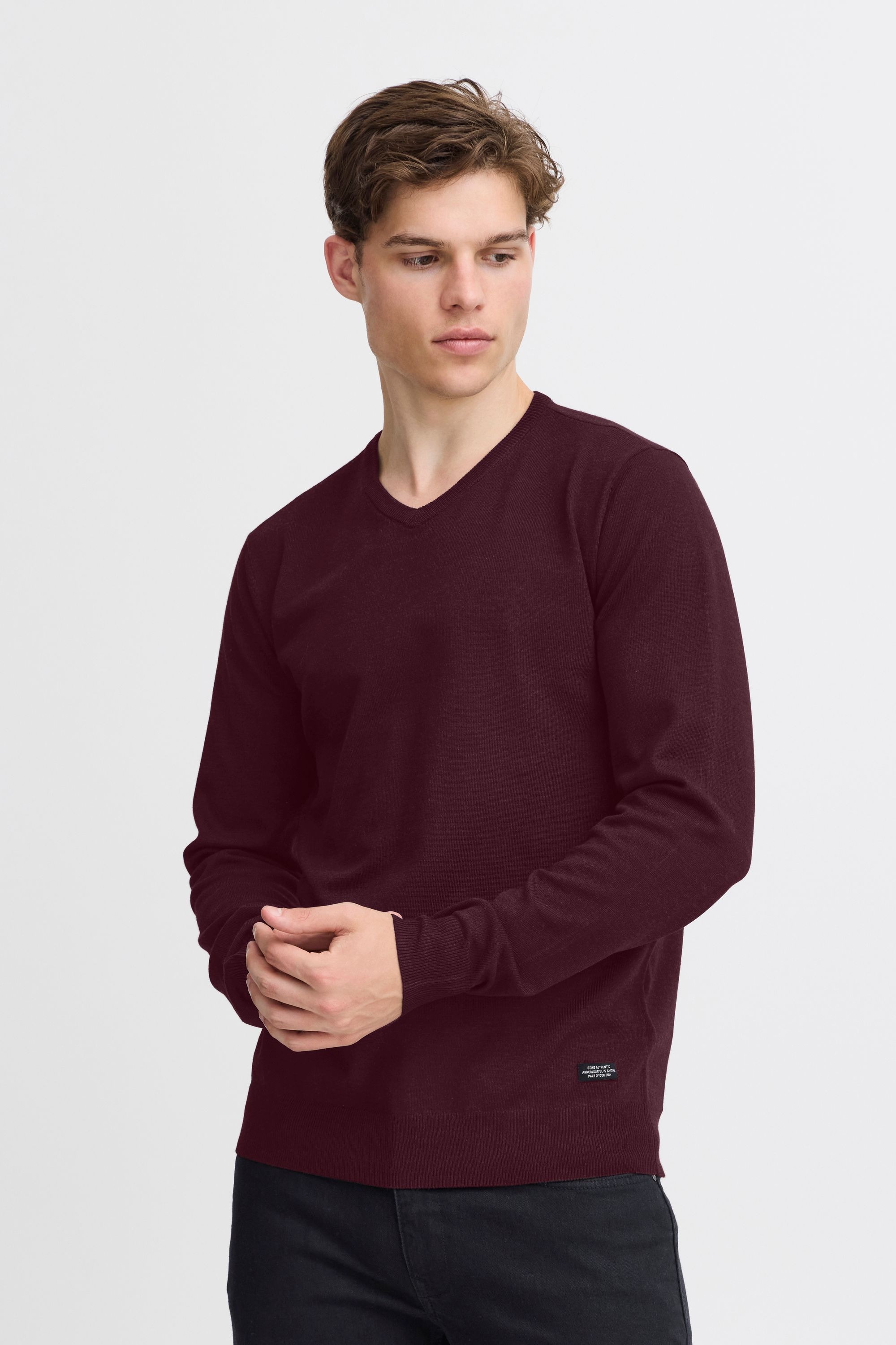 Blend Strickpullover »Strickpullover BHBRUTON V-neck«