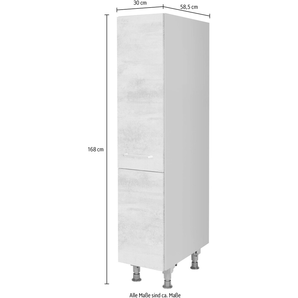 nobilia® Apothekerschrank »"Riva", mit 4 Einhängekörben, Breite 30 cm, Höhe 167,8 cm,«