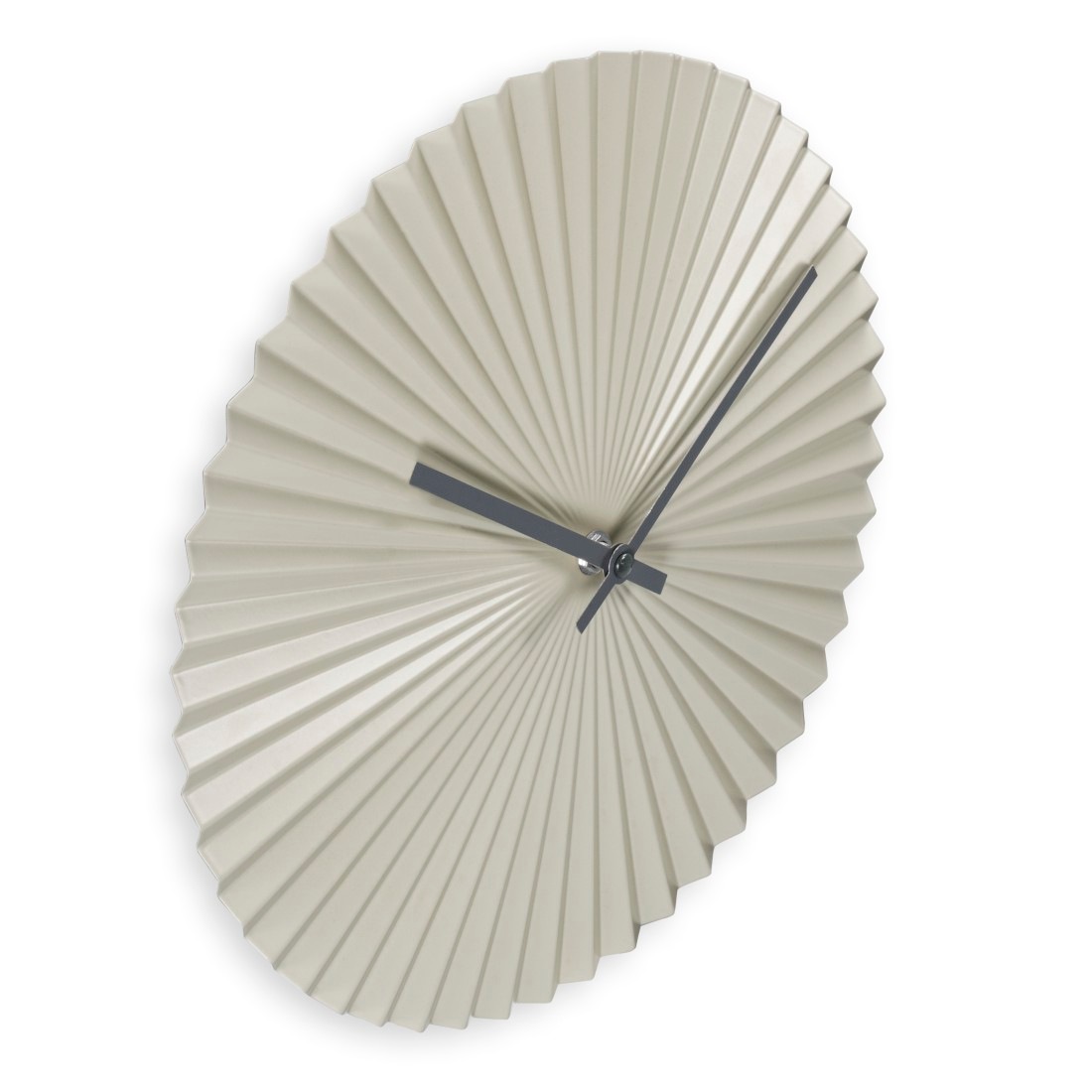 Hama Wanduhr »Uhr "Barbados", ohne Ticken, Ø 30 cm, Graugrün«, geräuscharm