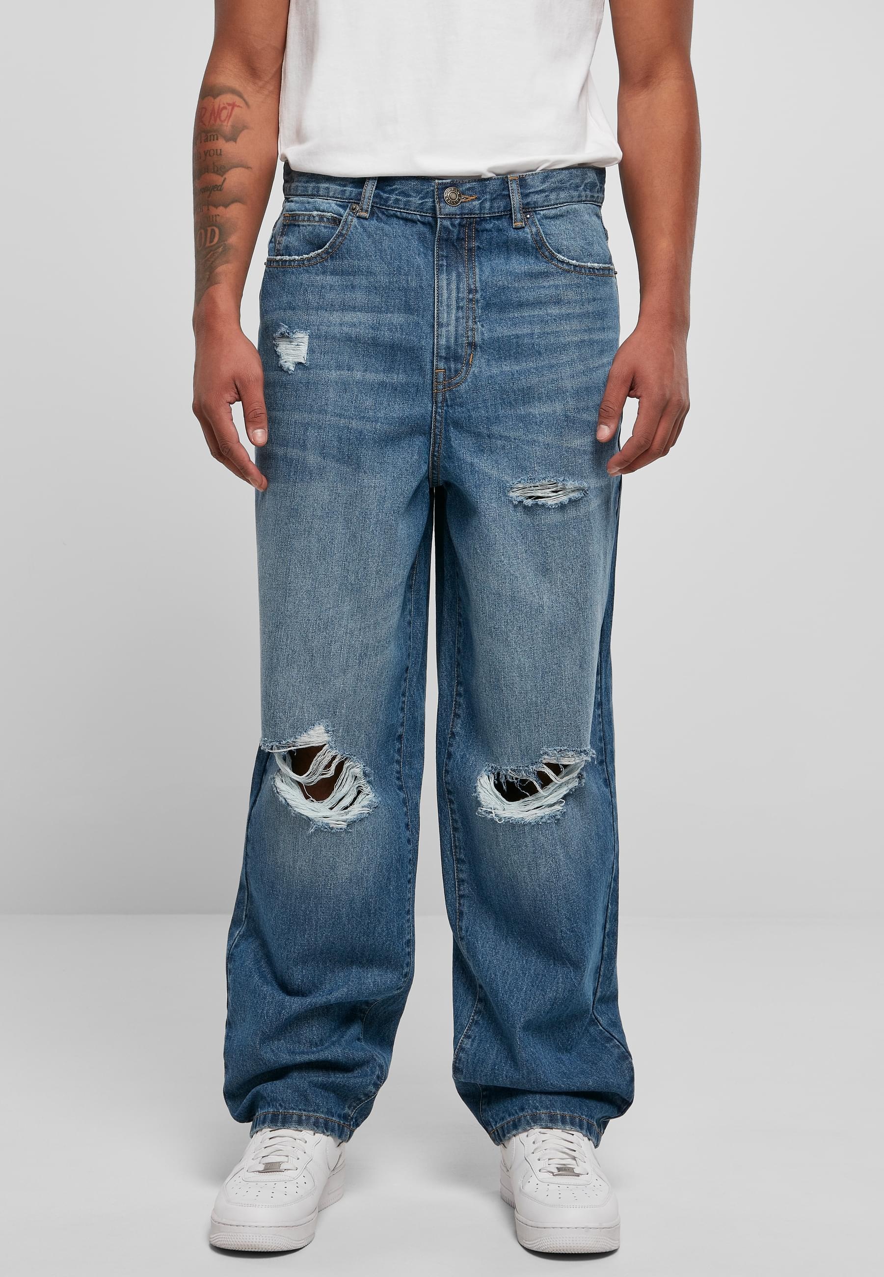 URBAN CLASSICS Bequeme Jeans »Urban Classics Herren Distressed 90‘s Jeans«, (1 tlg.)