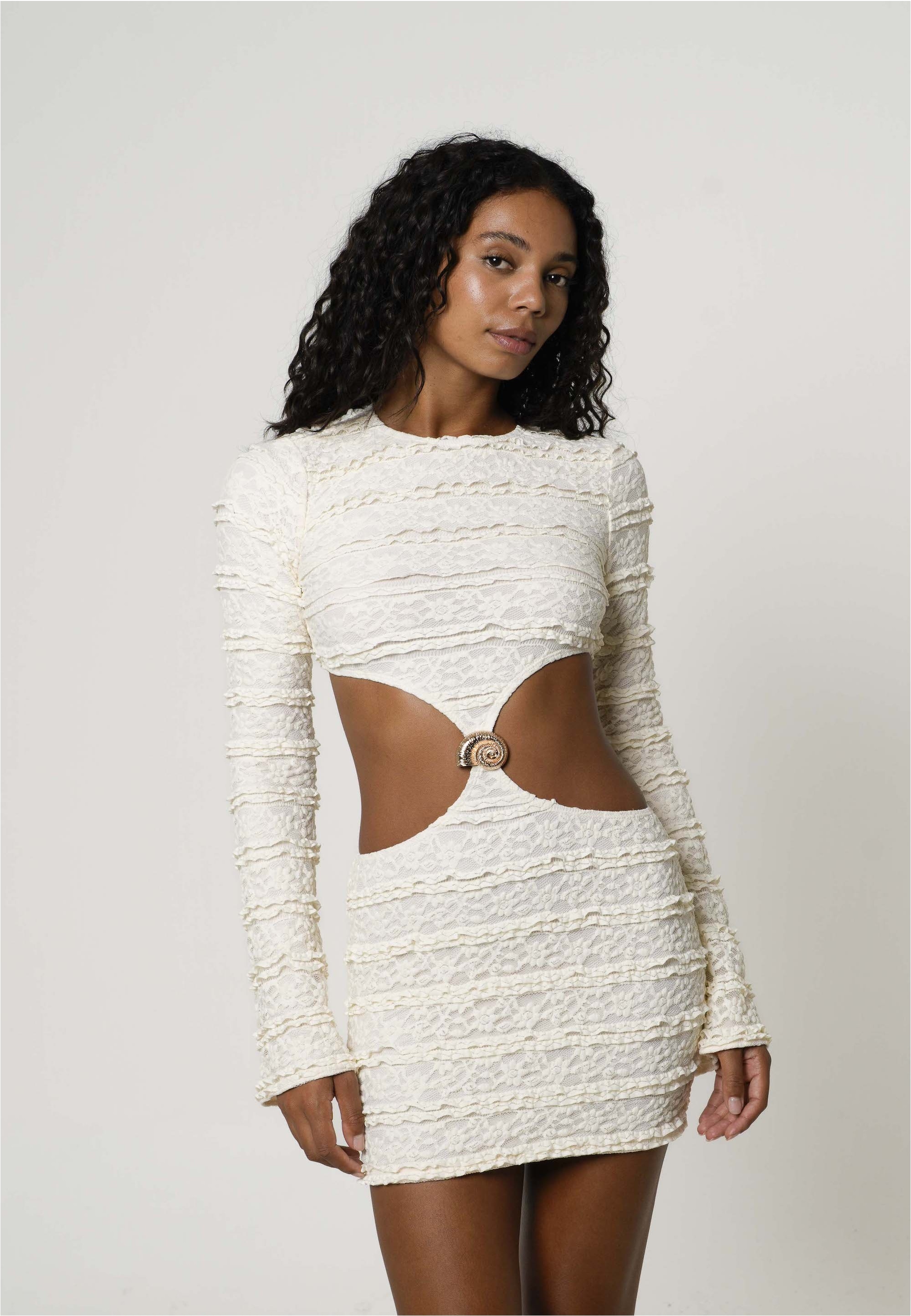 Moda Minx Jerseykleid "Lace Nautilus Shell", (1 tlg.), mit tollem Muschel-A günstig online kaufen