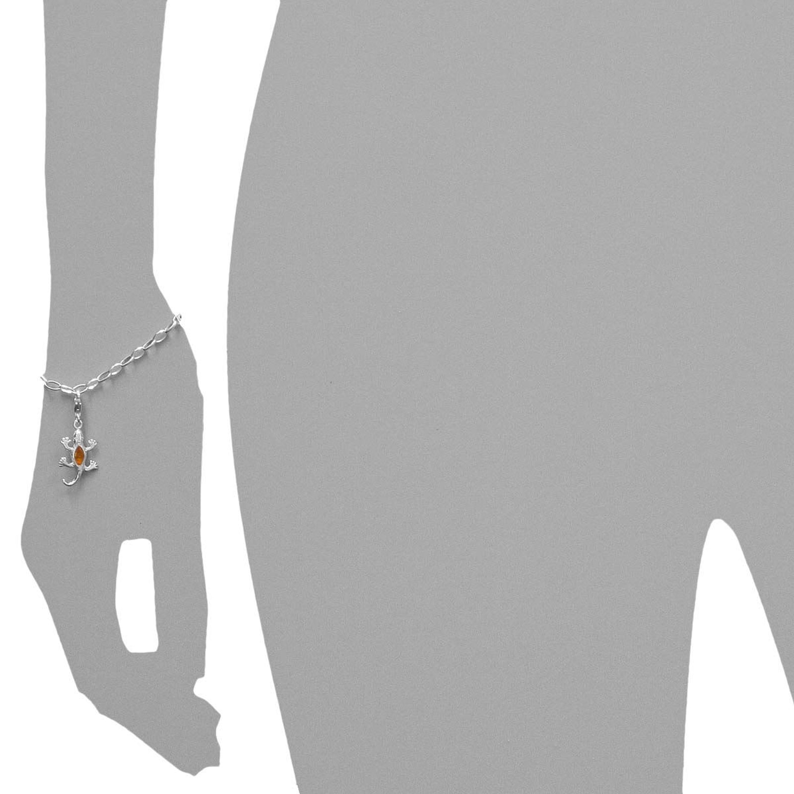 OSTSEE-SCHMUCK Kettenanhänger »Ostsee-Schmuck Charm-Einhänger Salamander« 1 Stk. tlg.