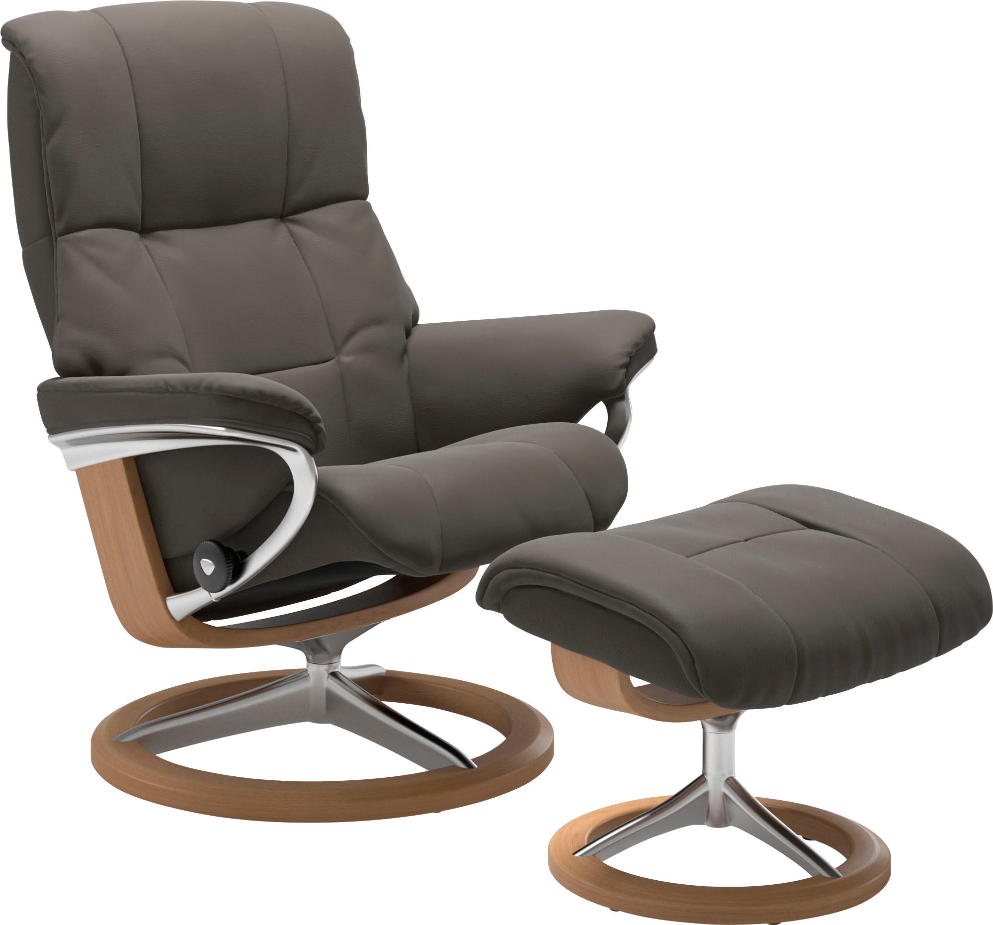 Stressless Fußhocker "Mayfair", mit Signature Base, Gestell Eiche