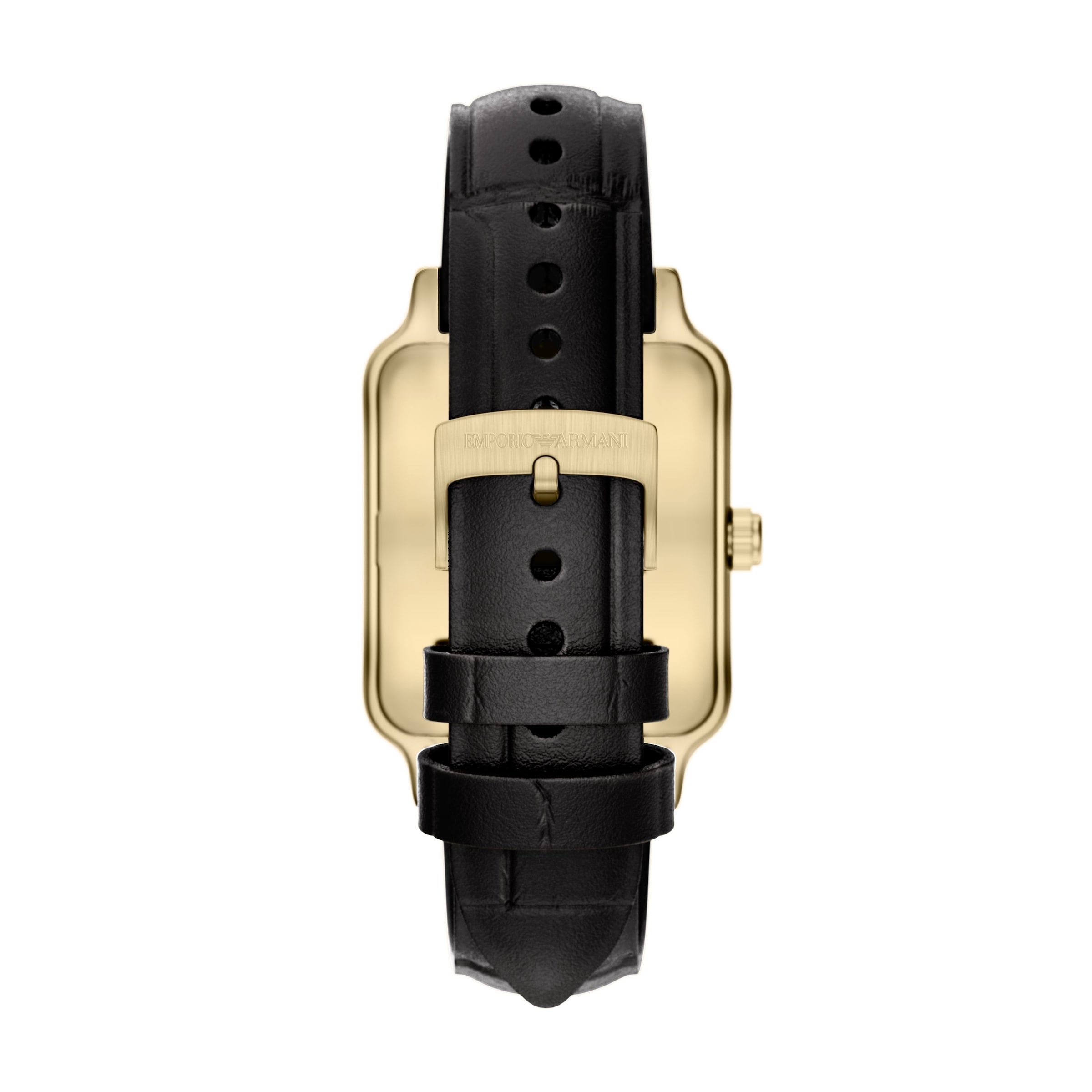 Emporio Armani Quarzuhr Armbanduhr, Damenuhr, Herrenuhr, Lederarmband, analog, Tag