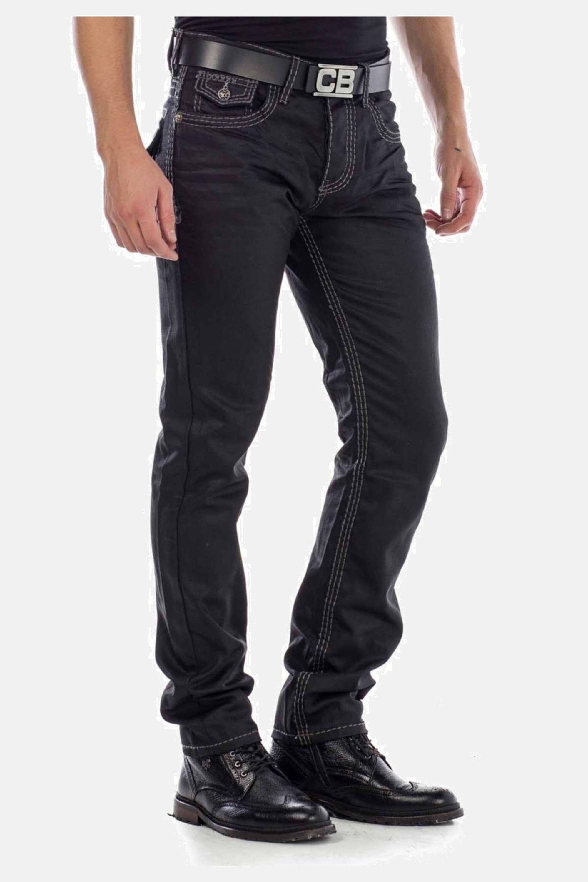 Cipo & Baxx CD-295 Men Jeans Black 38/32 2