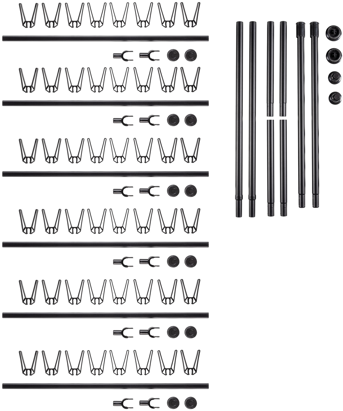 WENKO Schuhregal »Herkules Shoes«, für 48 Paar Schuhe, höhenverstellbar 165 - 300 cm