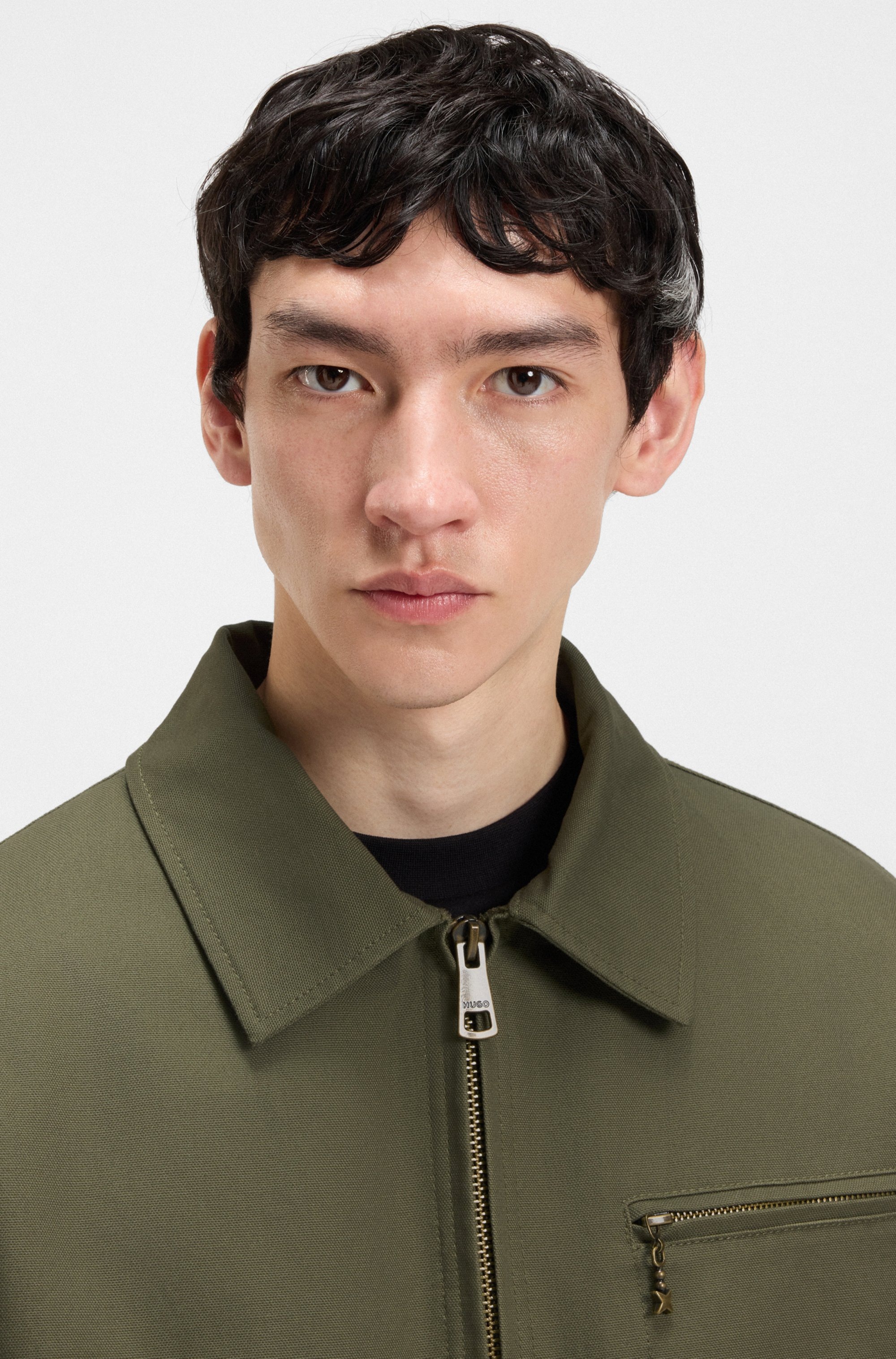 HUGO Blue Canvasjacke "Blake", leicht wattiert, regular fit günstig online kaufen