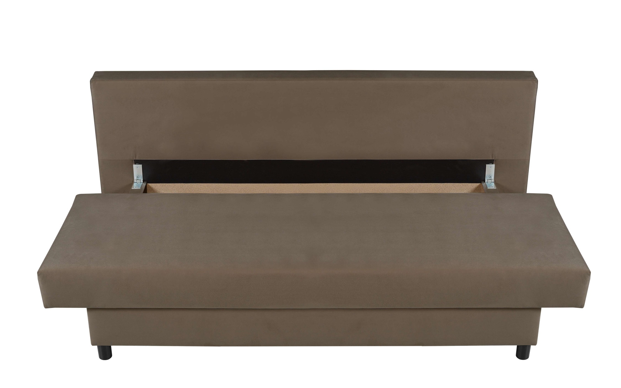 INOSIGN 3-Sitzer »SAWYER Schlafsofa mit Bettkasten und Wellenunterfederung«, pflegeleichte Bezüge: Velvet & Struktur, B/T/H 193/86/83,5 cm