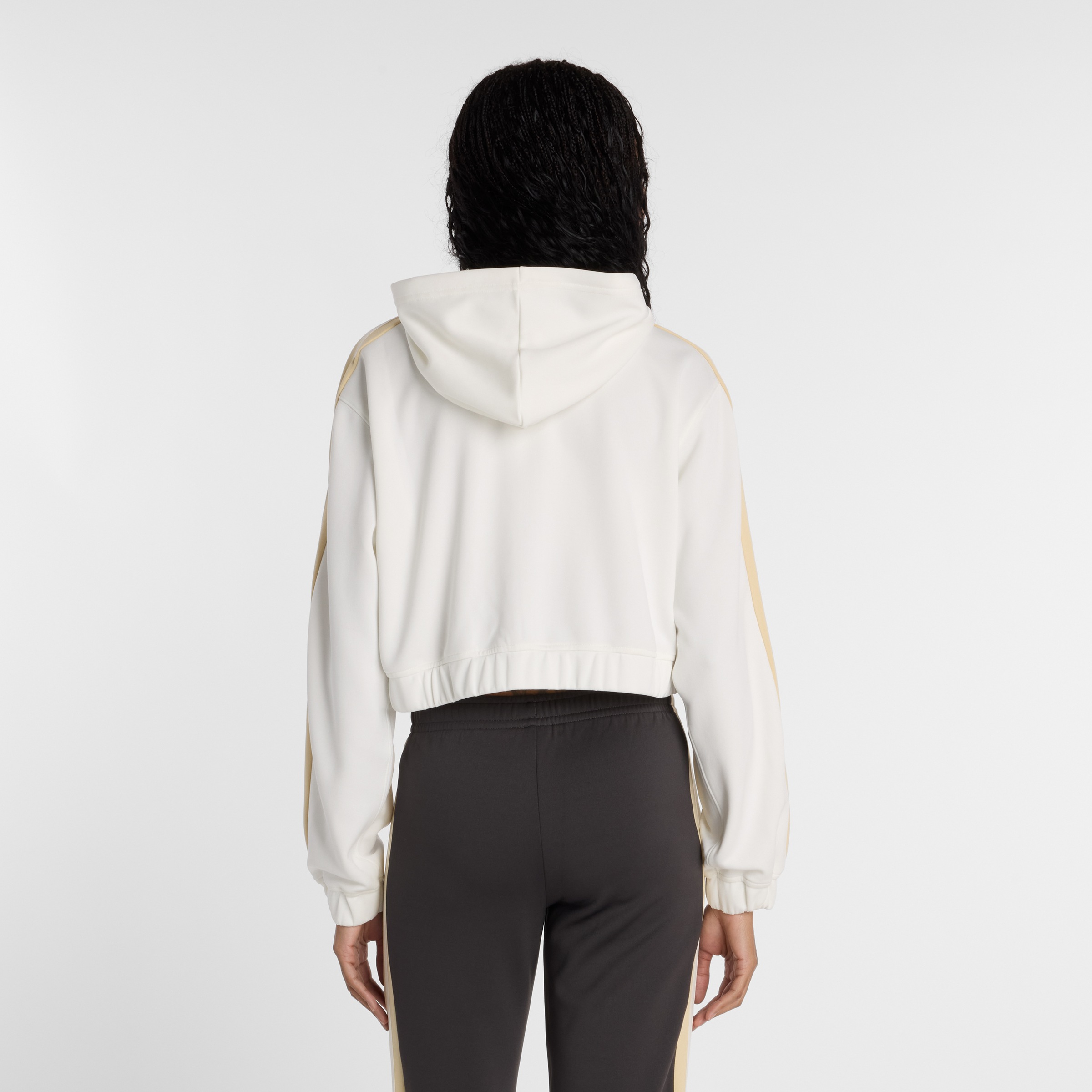 New Balance Kapuzensweatjacke mit Kapuze, aus Polyester, mit angerauter Swe günstig online kaufen