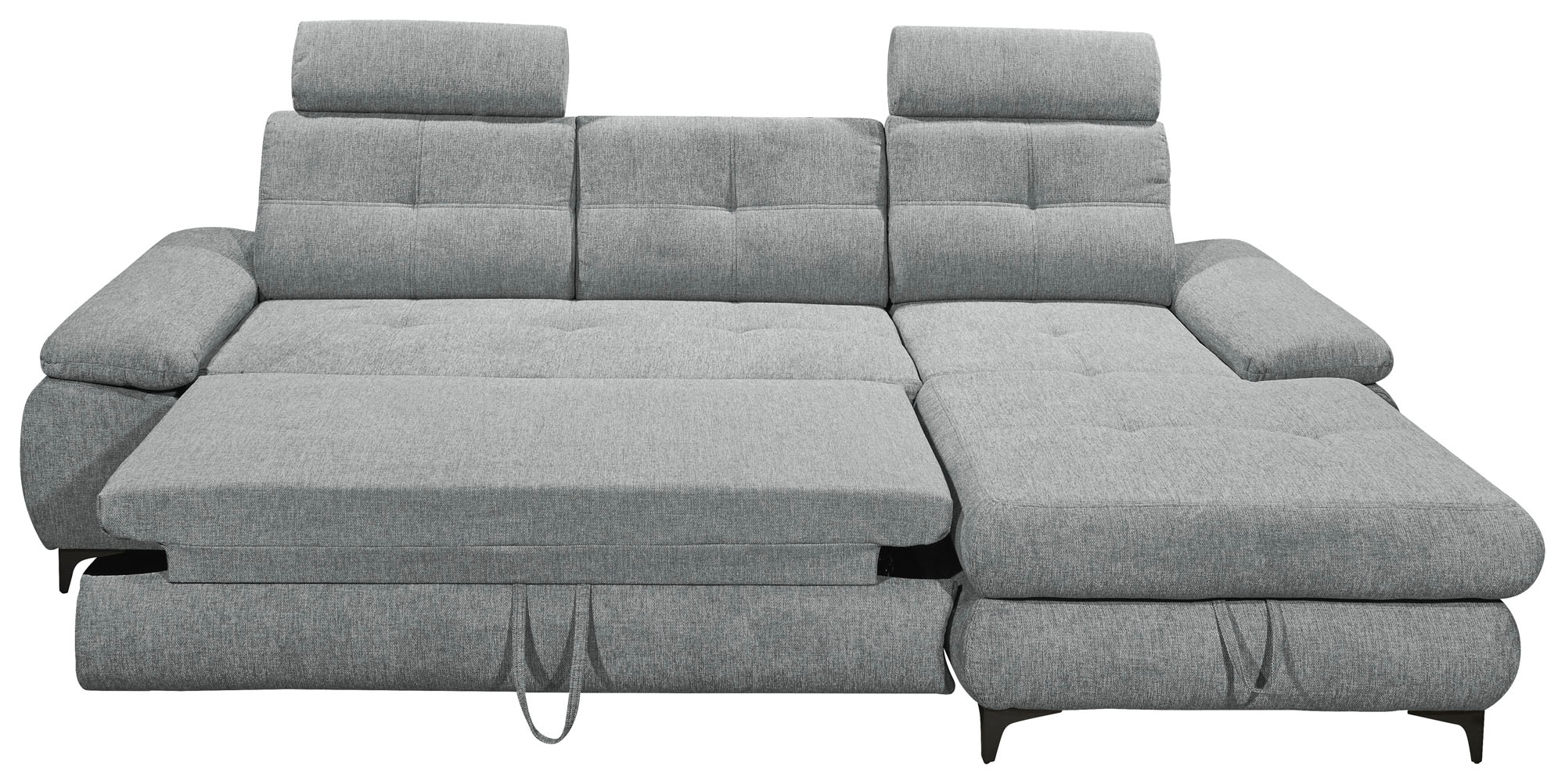 ED EXCITING DESIGN Ecksofa »Altona L-Form«, (2 St.), mit Bettfunktion, Bettkasten, Armteilverstellung & Kopfstützen