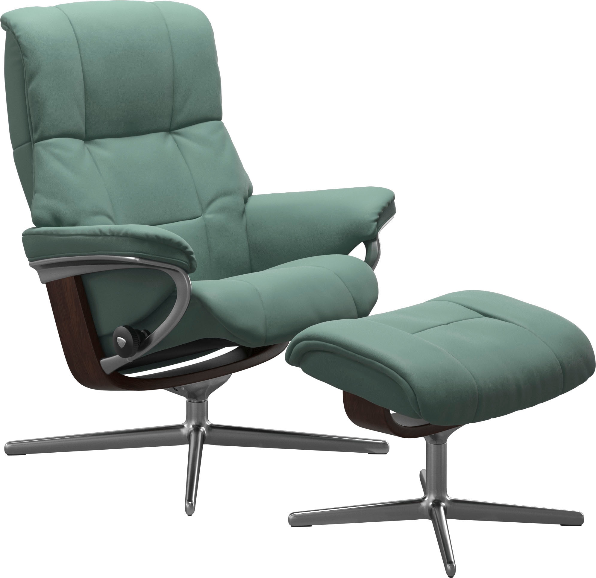 Stressless Fußhocker "Mayfair", mit Cross Base, Größe S, M & L, Holzakzent günstig online kaufen