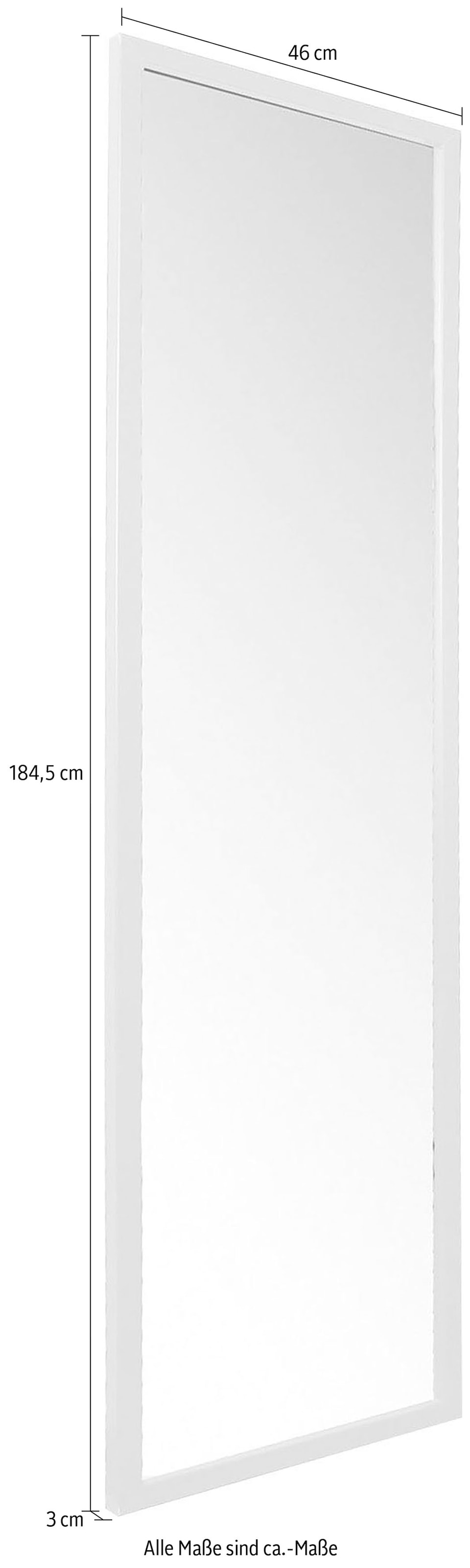 Spinder Design Wandspiegel »Donna«, (1 St.), Metall, Breite 46 cm