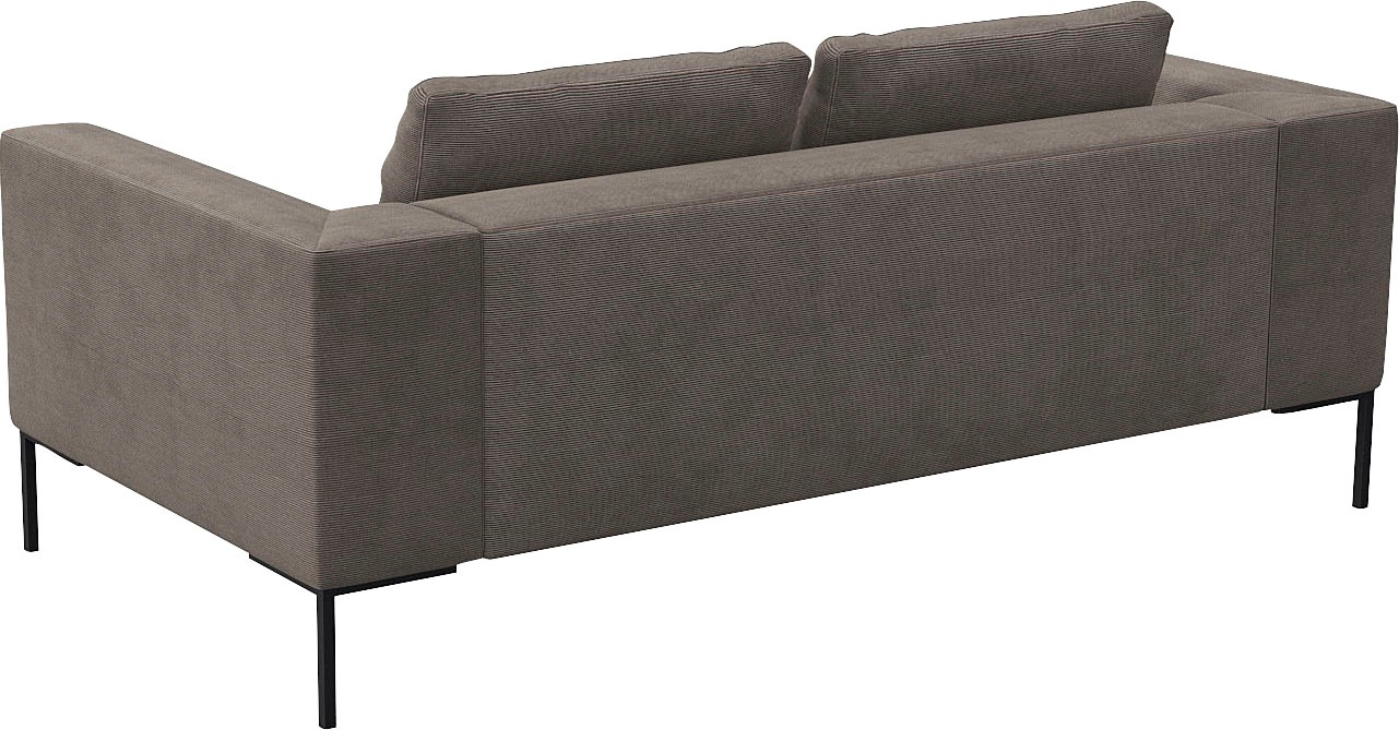 FLEXLUX 2,5-Sitzer »Loano«, modernes Sofa, frei im Raum stellbar, lose Kissen, Kaltschaum im Sitz