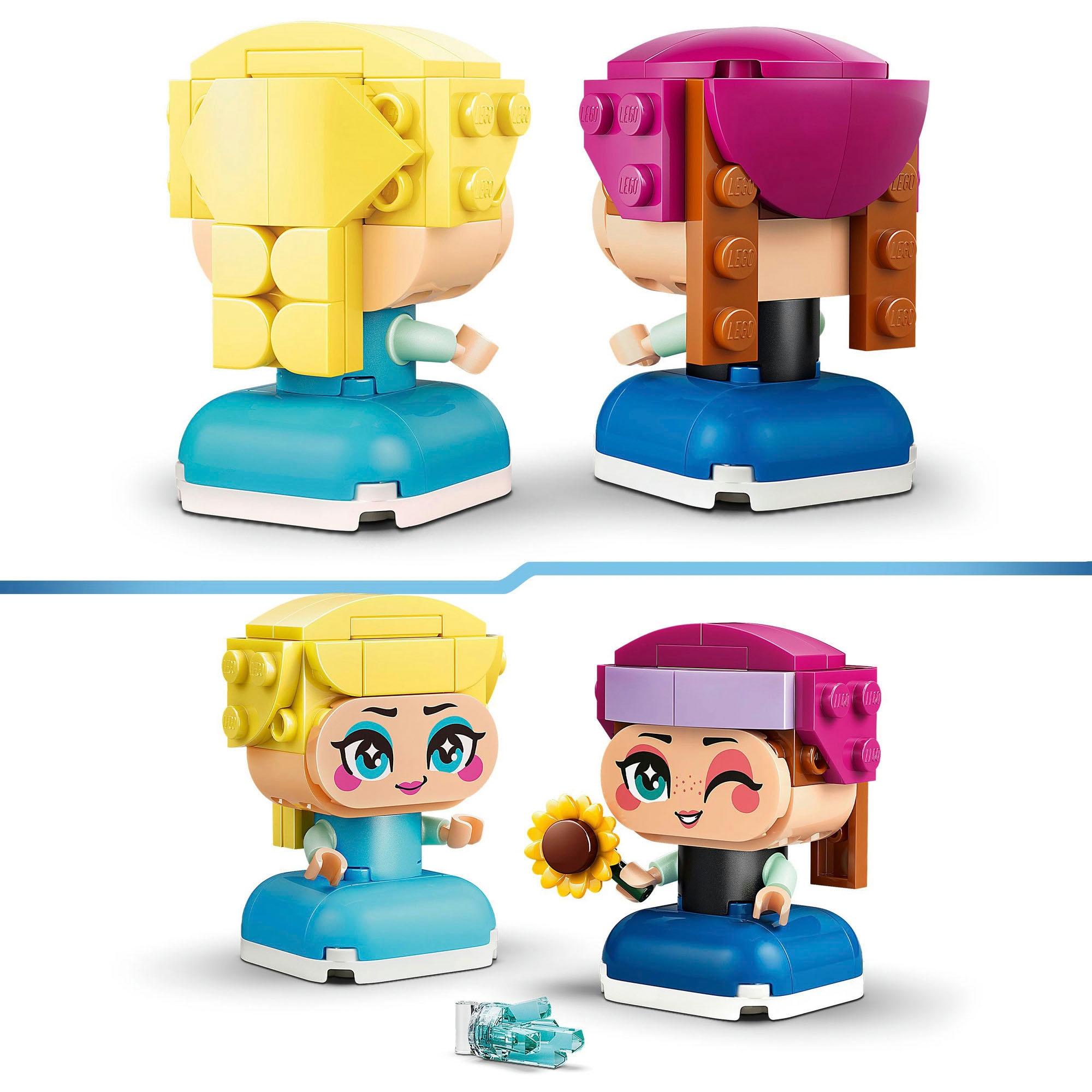 LEGO® Konstruktionsspielsteine »Die Mini-Prinzessinnen Anna und Elsa (43284), LEGO Disney Princess«
