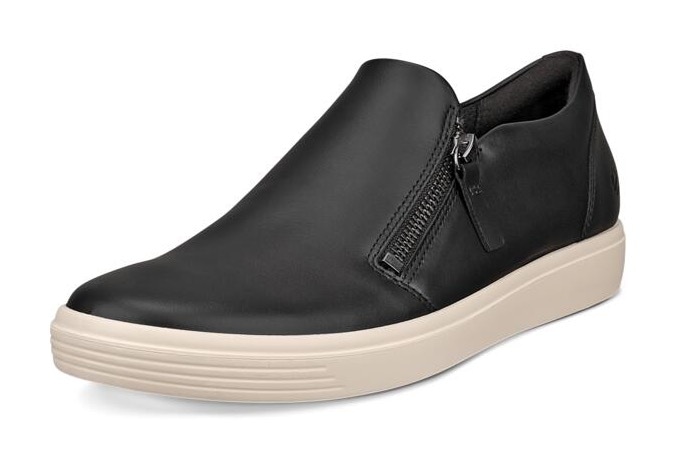 Ecco Slipper "CLASSIC", mit Stretch und Reißverschluss, Schlupfschuh, Halbschuh